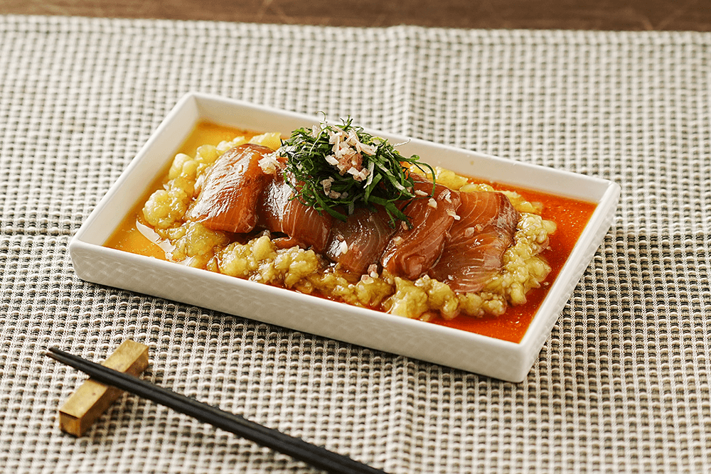 【レシピ】 炙り茄子の和風カルパッチョ