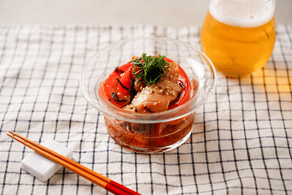 【レシピ】塩昆布トマト和え