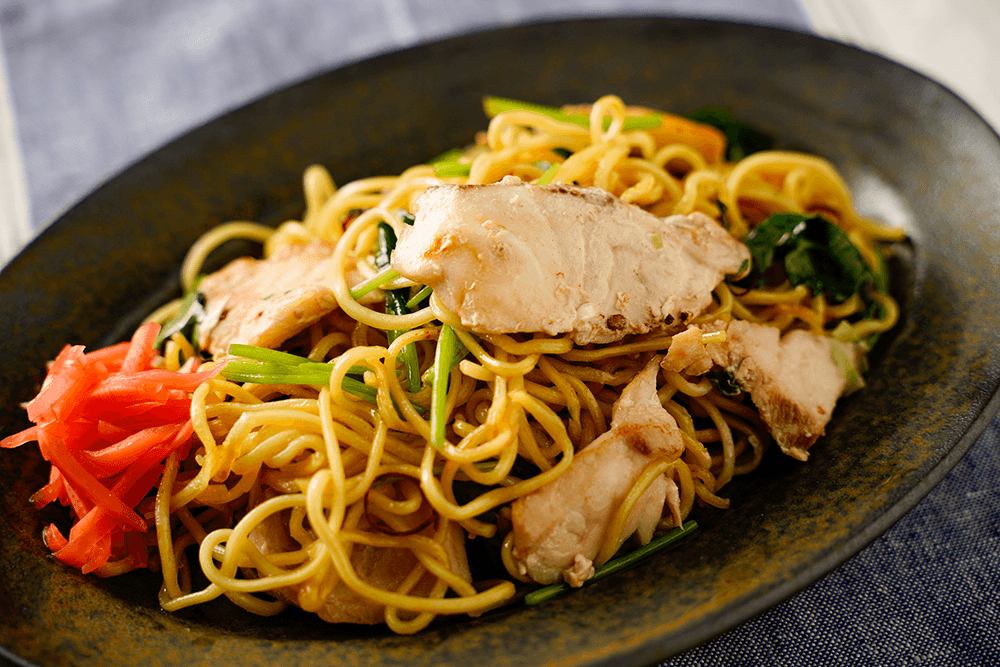 【レシピ】葱香る塩焼きそば