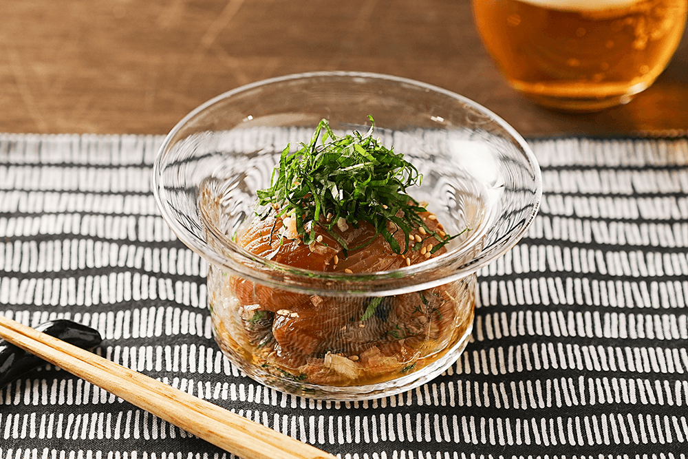 【レシピ】 大葉とミョウガの和風カルパッチョ