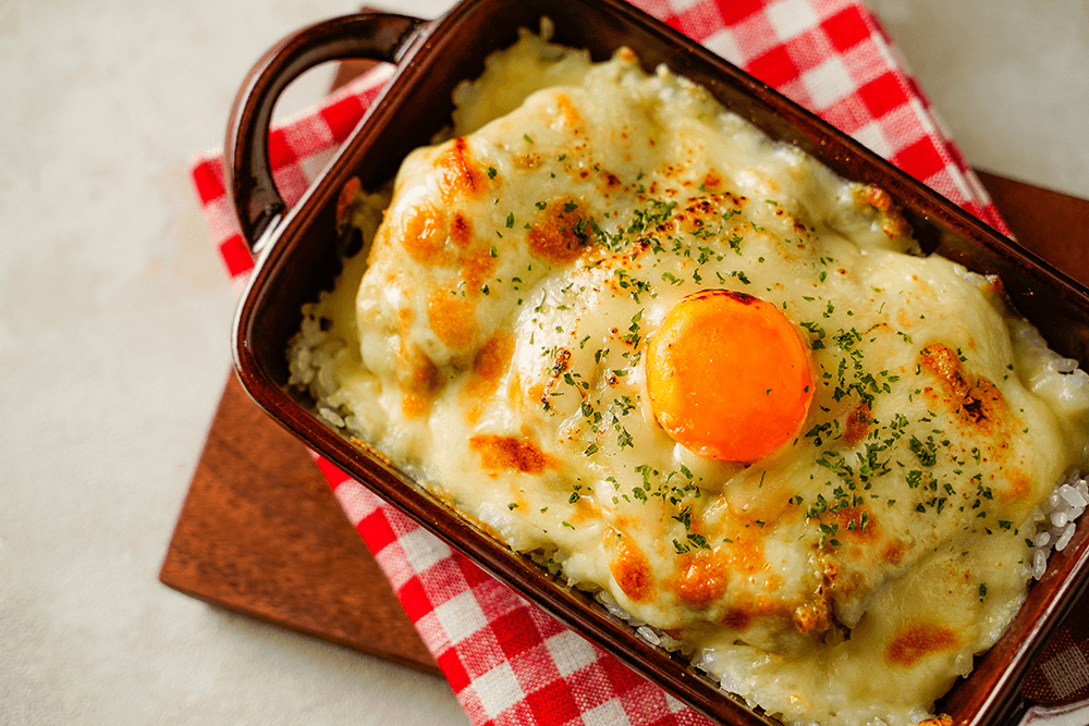 【レシピ】グリーンカレーの熱々ドリア