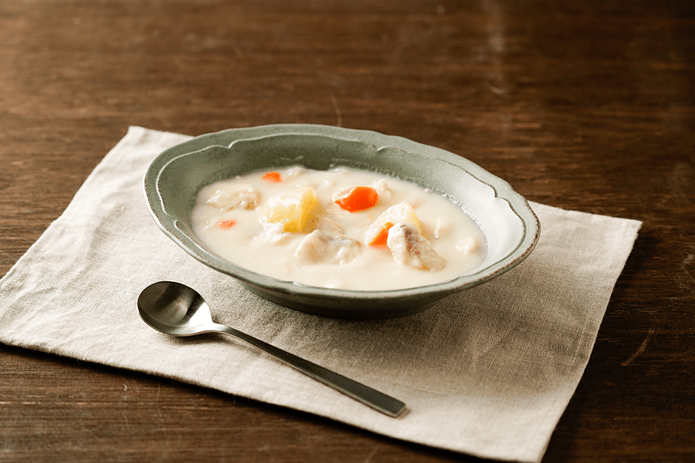 【レシピ】 ゆず香るホワイトシチュー