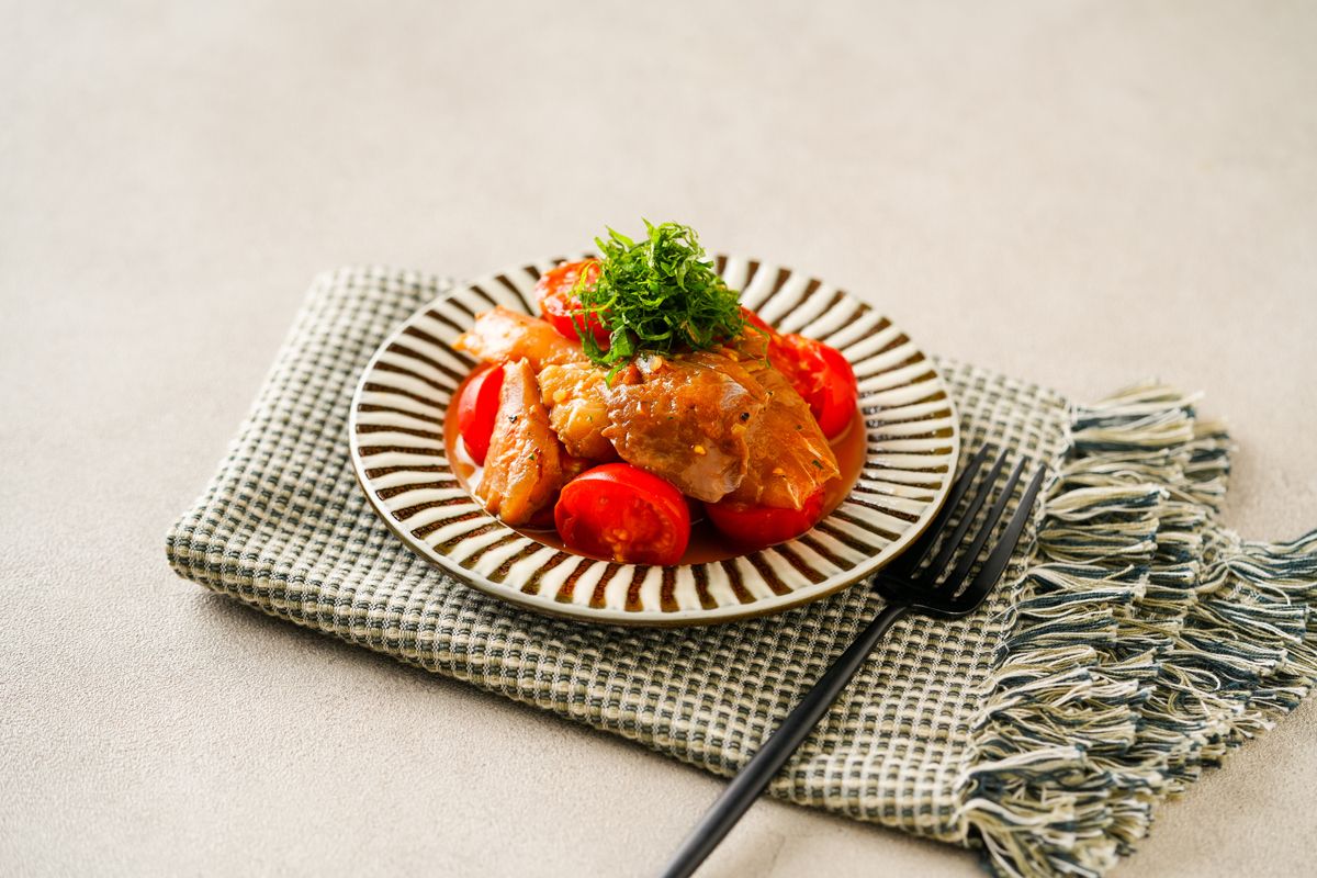 【レシピ】ミニトマトのおかか和え 