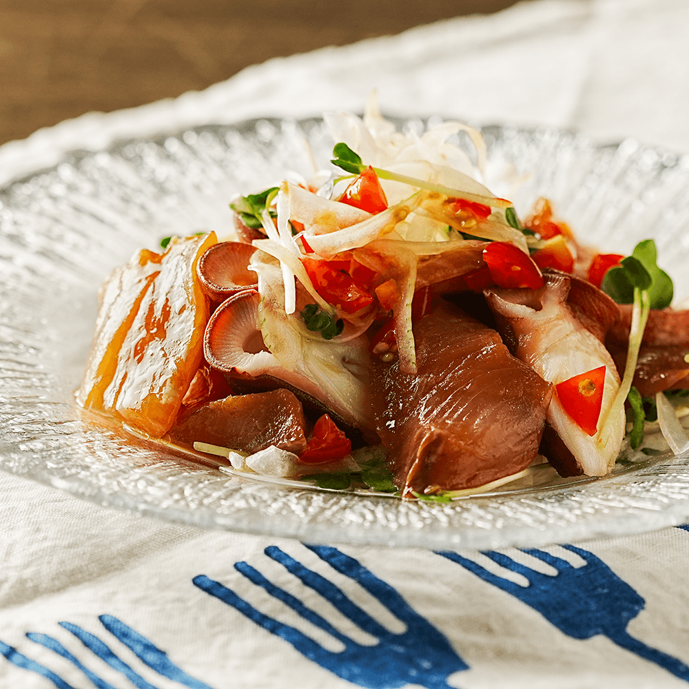 【レシピ】 魚介の和風カルパッチョ