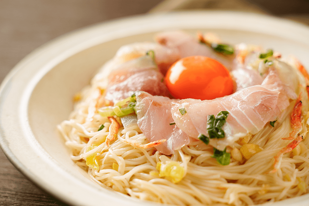 【レシピ】葱油の汁なしそうめん