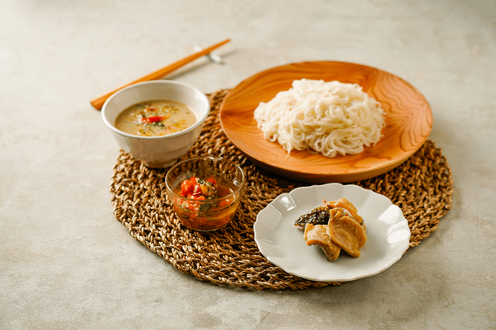 【レシピ】 グリーンカレー素麺