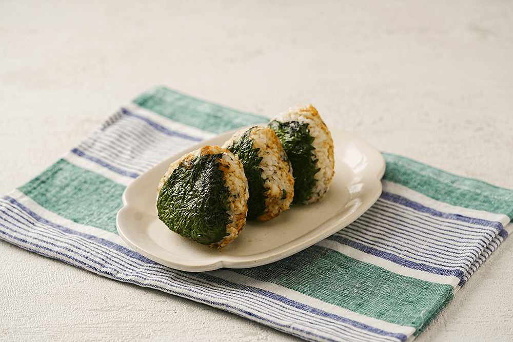 【レシピ】麦味噌漬け焼きおにぎり