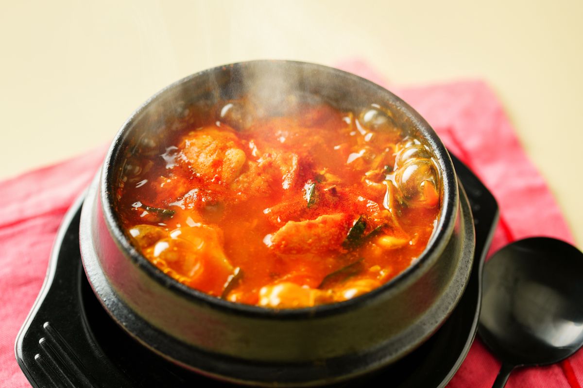 【レシピ】ユッケジャン⾵スープ 