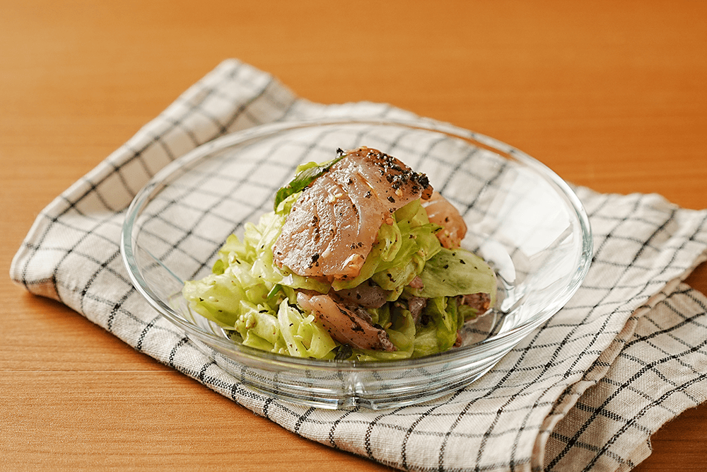 【レシピ】 キャベツの柴漬けのサラダ