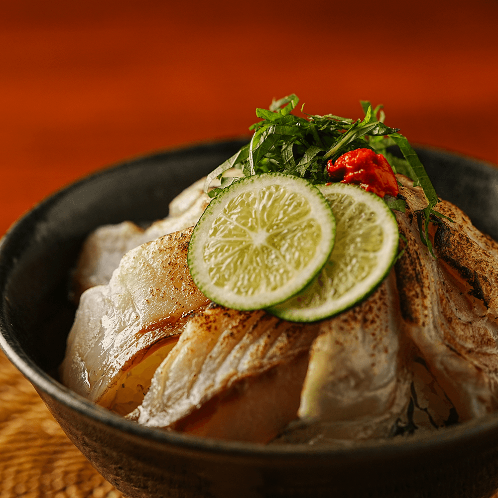 【レシピ】 昆布〆の炙り丼