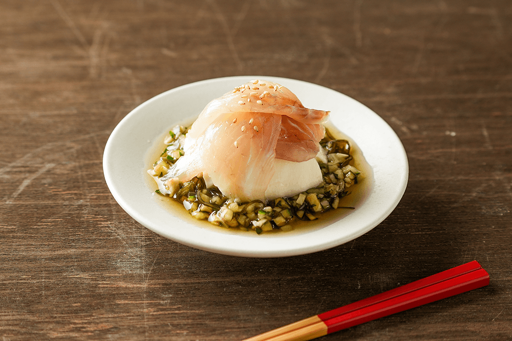 【レシピ】 昆布〆とだしの冷奴