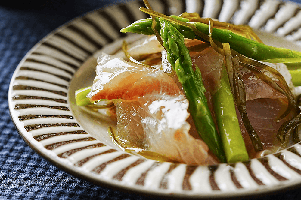 【レシピ】春野菜の昆布〆