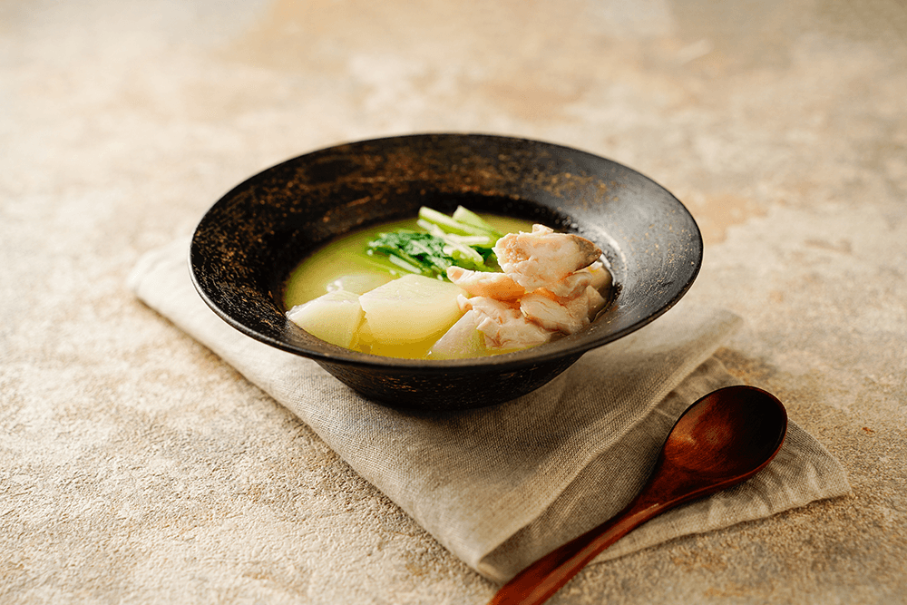 【レシピ】 かぶの塩バタースープ