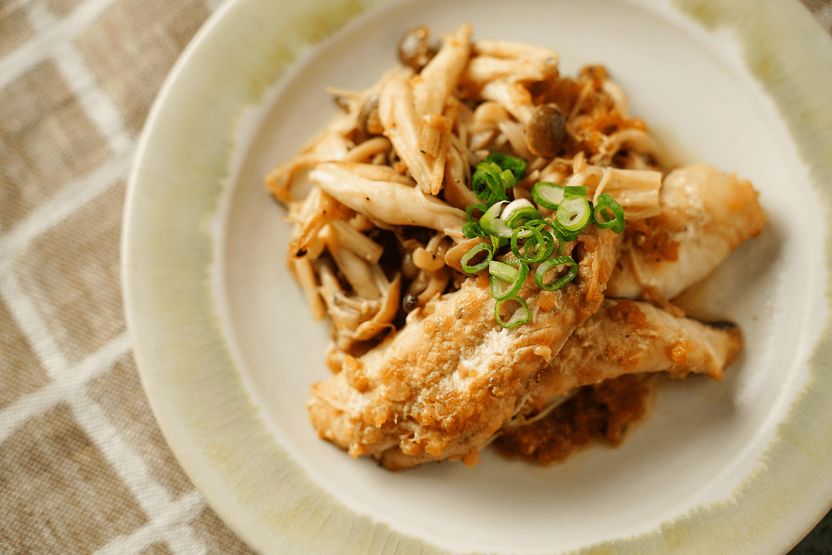 【レシピ】きのことオニオンソテー