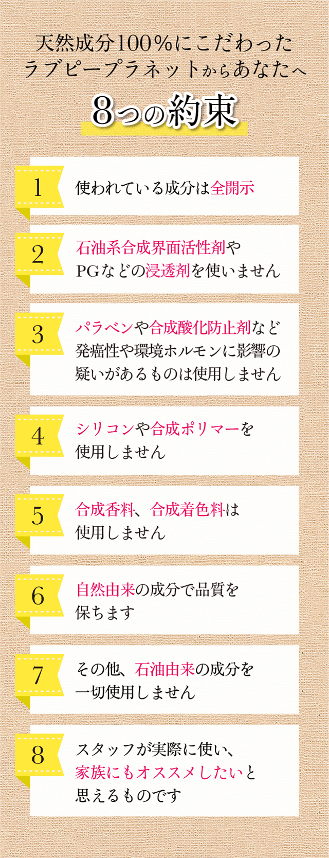 8つの約束