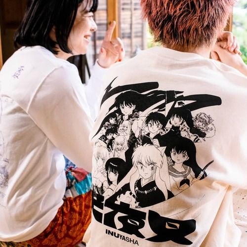 犬夜叉　グッズ大量出品中　Tシャツ　未開封　Mサイズ ☆美品 犬夜叉 白 Tシャツ・カットソー M - メルカリ