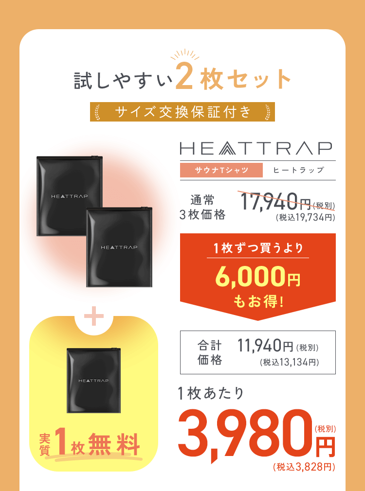 試しやすい2枚セット