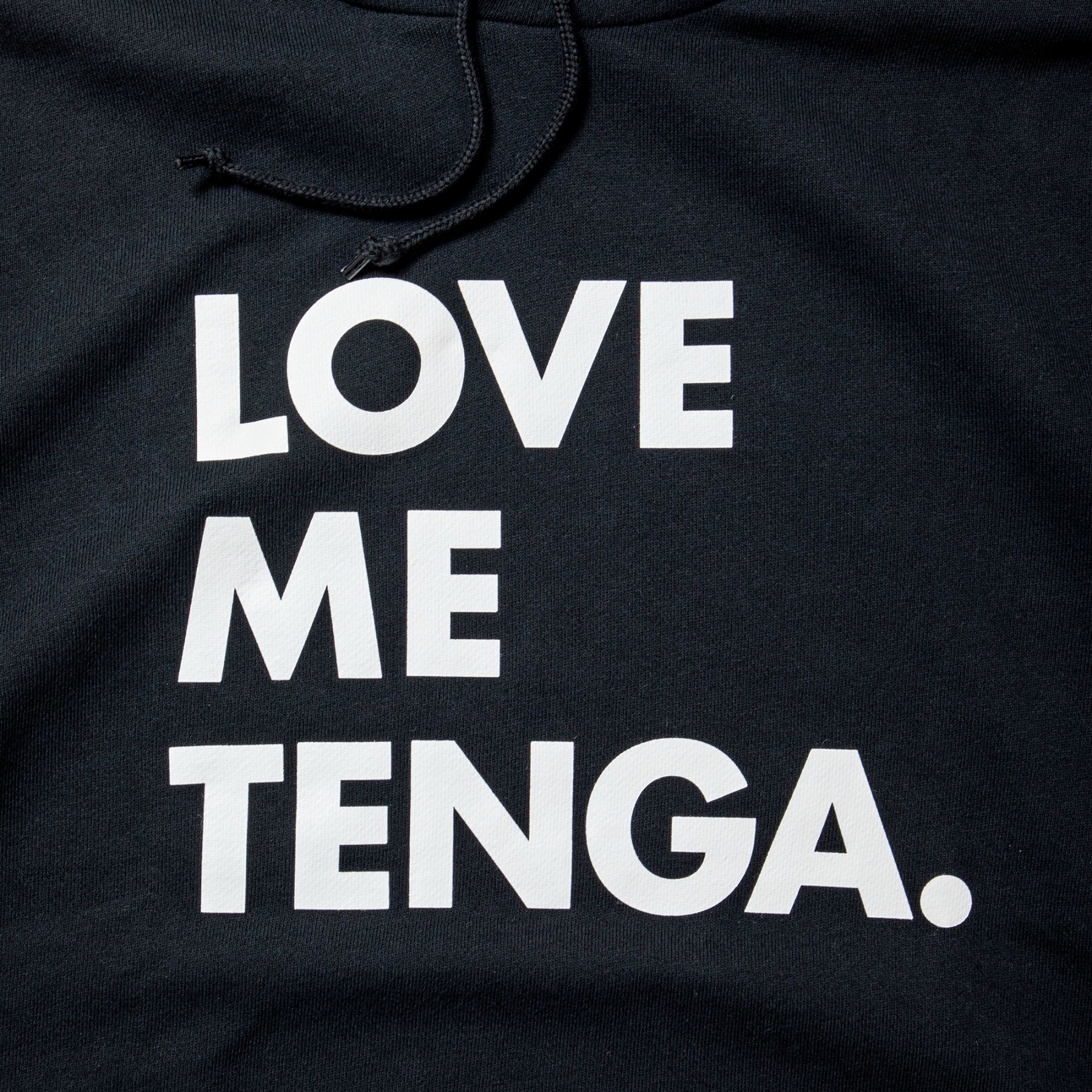 LOVE ME TENGA パーカー ブラック サイズ: L