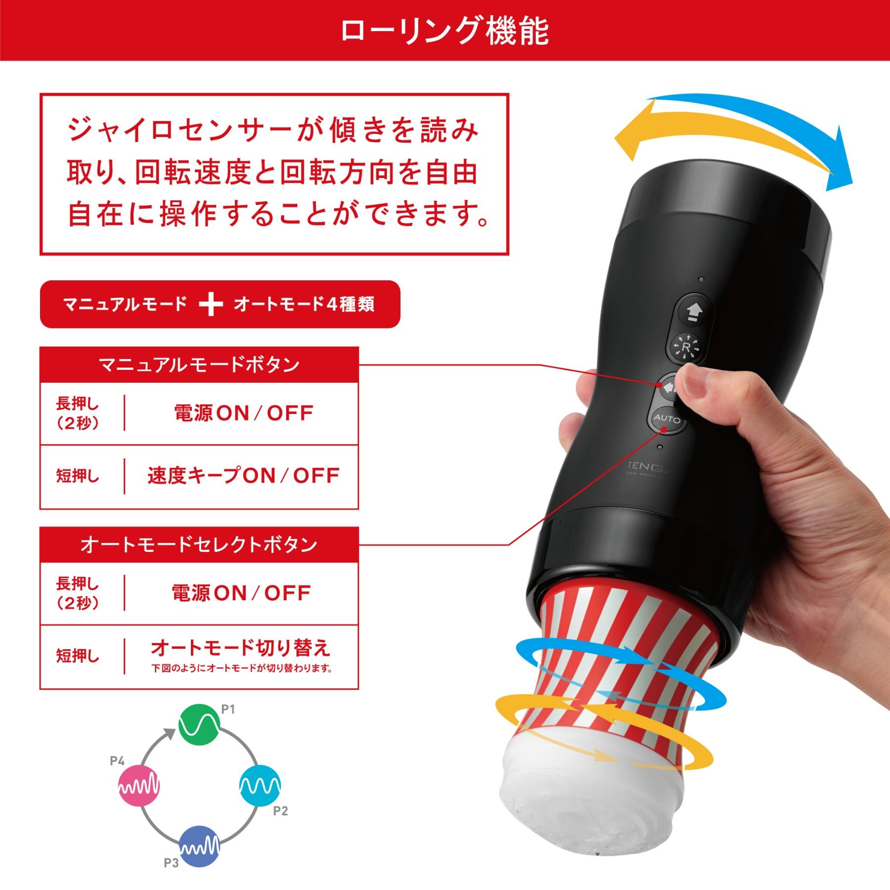 VACUUM GYRO ROLLER(USB Type-C)