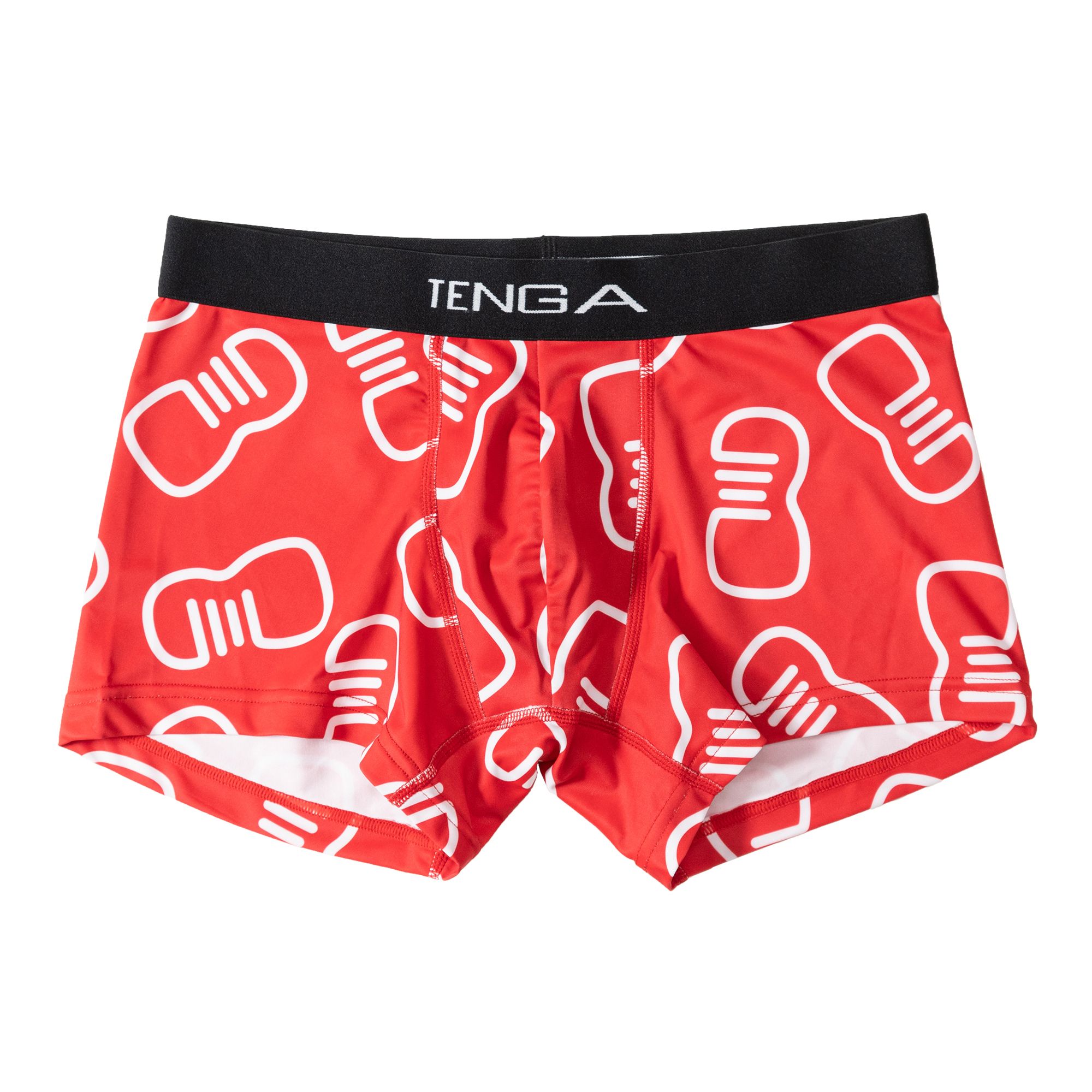 TENGA ICONIC CUP BOXER SHORTS RED サイズ: M