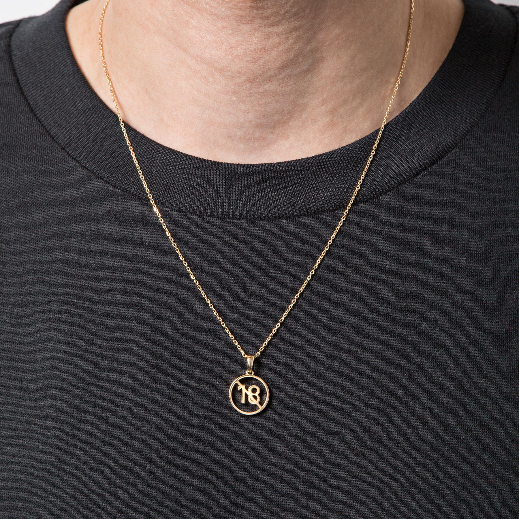 TENGA 18金 Yellow Gold Necklace 50cm