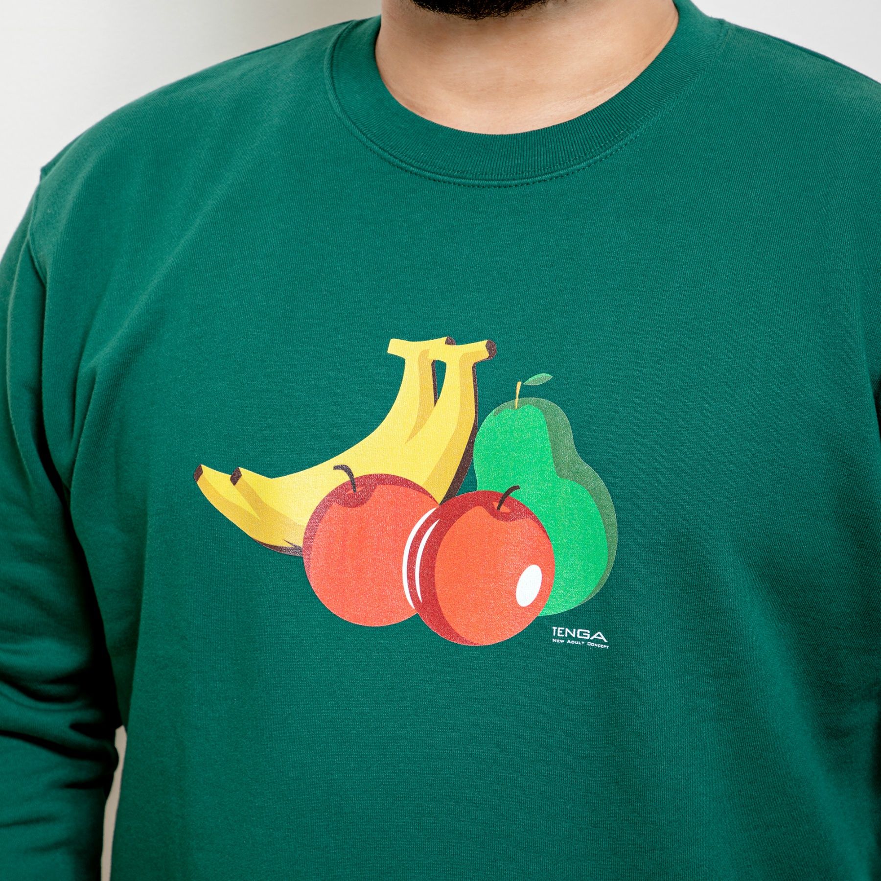Fruits and TENGA スウェット グリーン サイズ: L