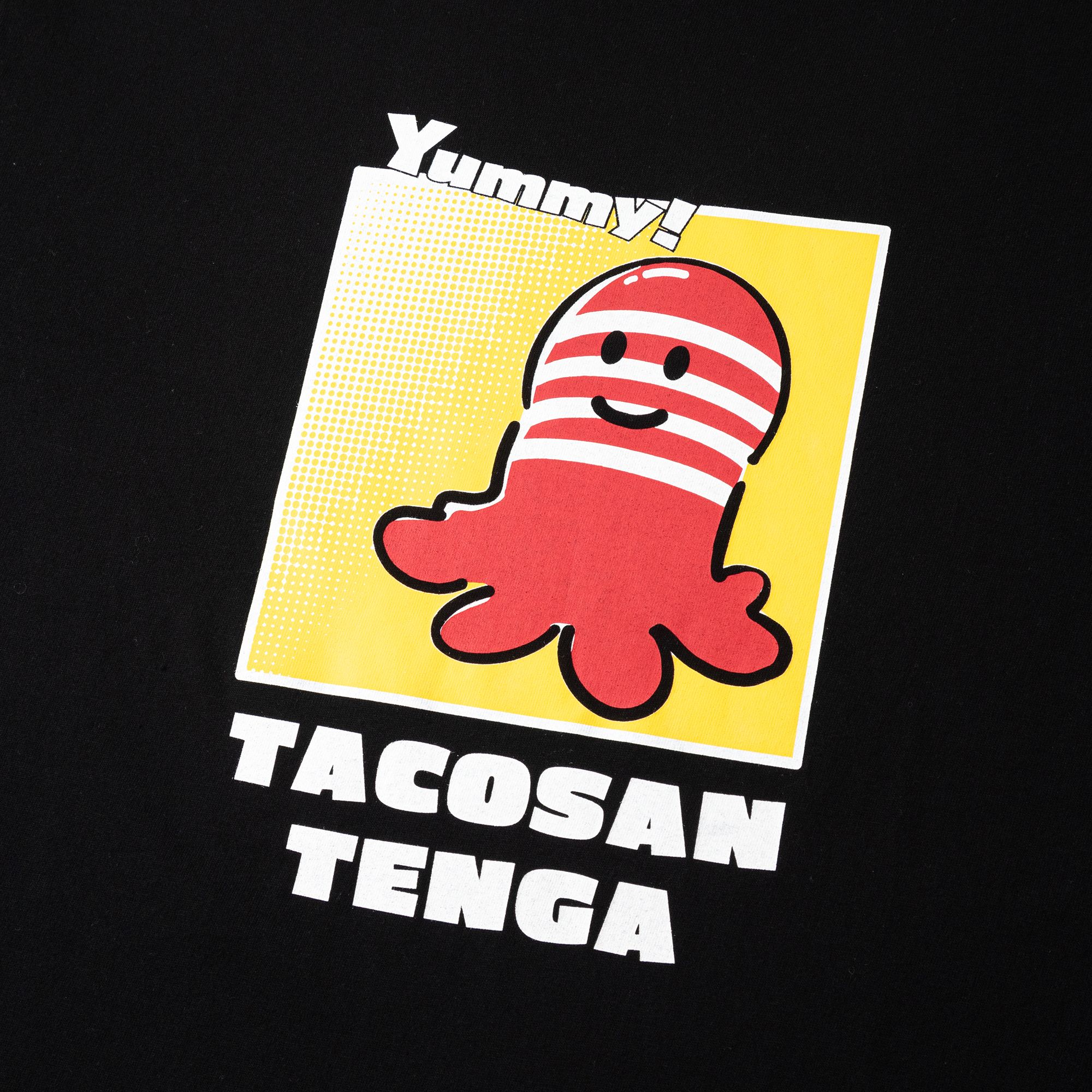 タコさんTENGA 長袖Tシャツ ブラック サイズ: L