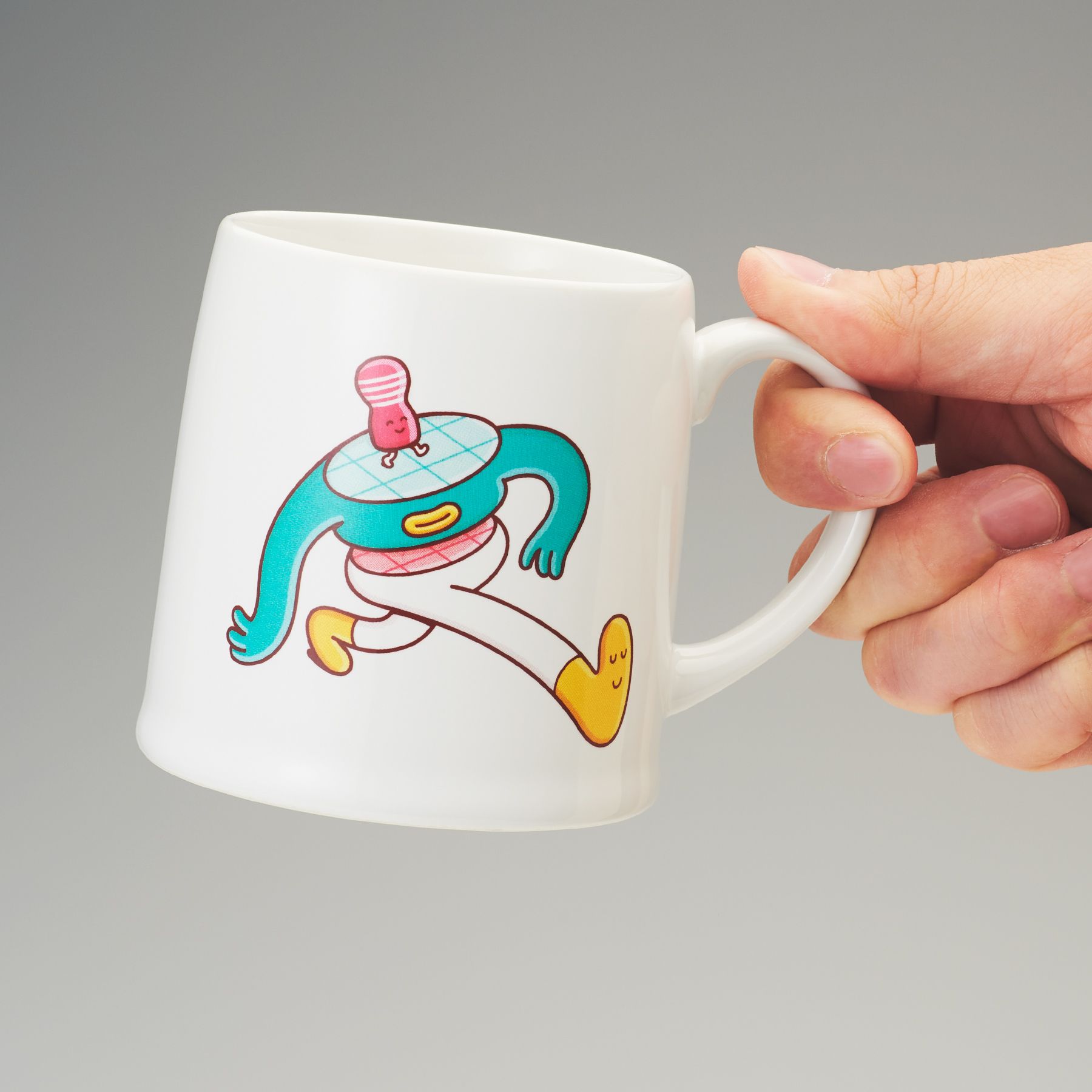 BROSMIND【EGG DOG】Mug-Cup BLUE