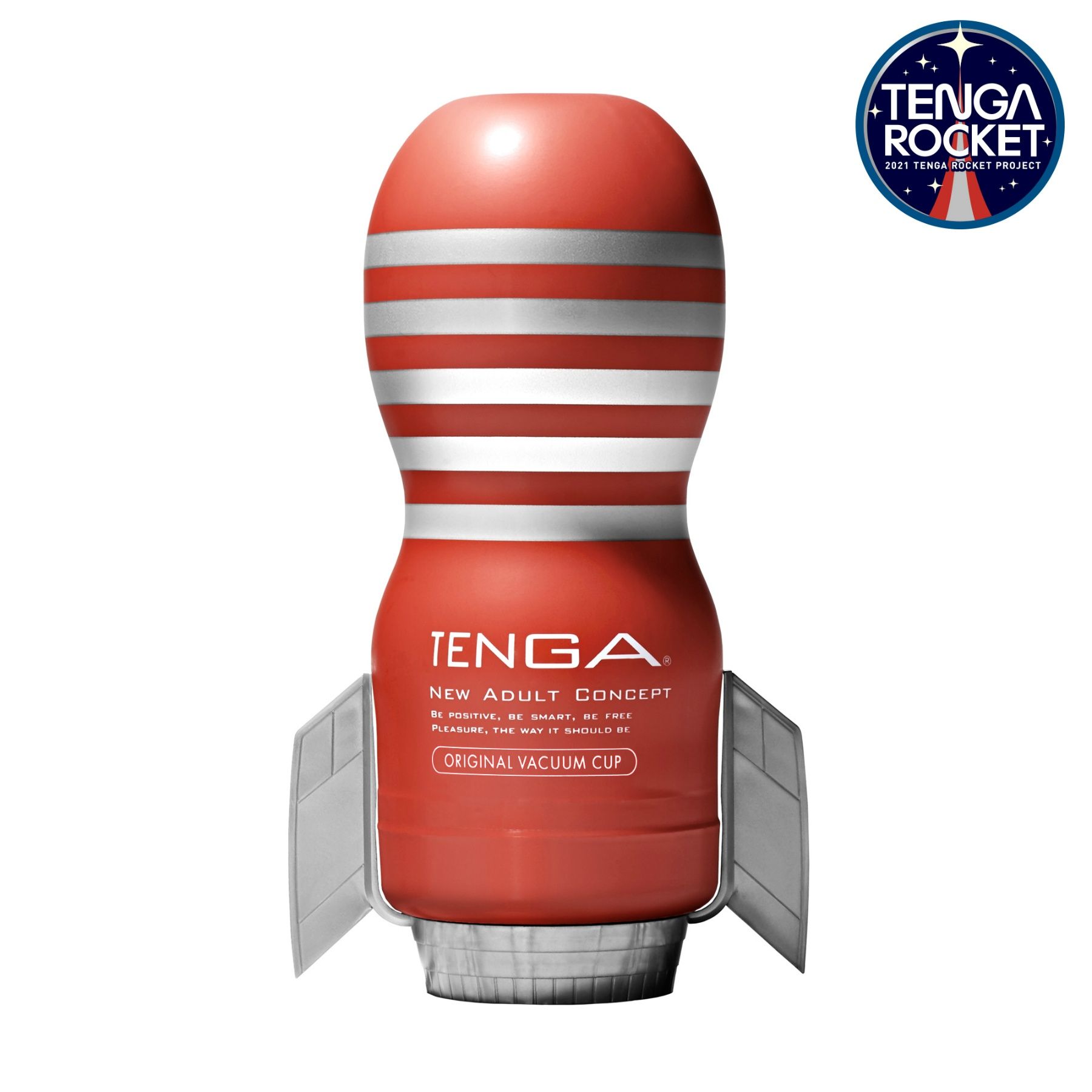 【TENGA ROCKETセット】SPACE TENGA ロボ Tシャツ ホワイト  サイズ: L