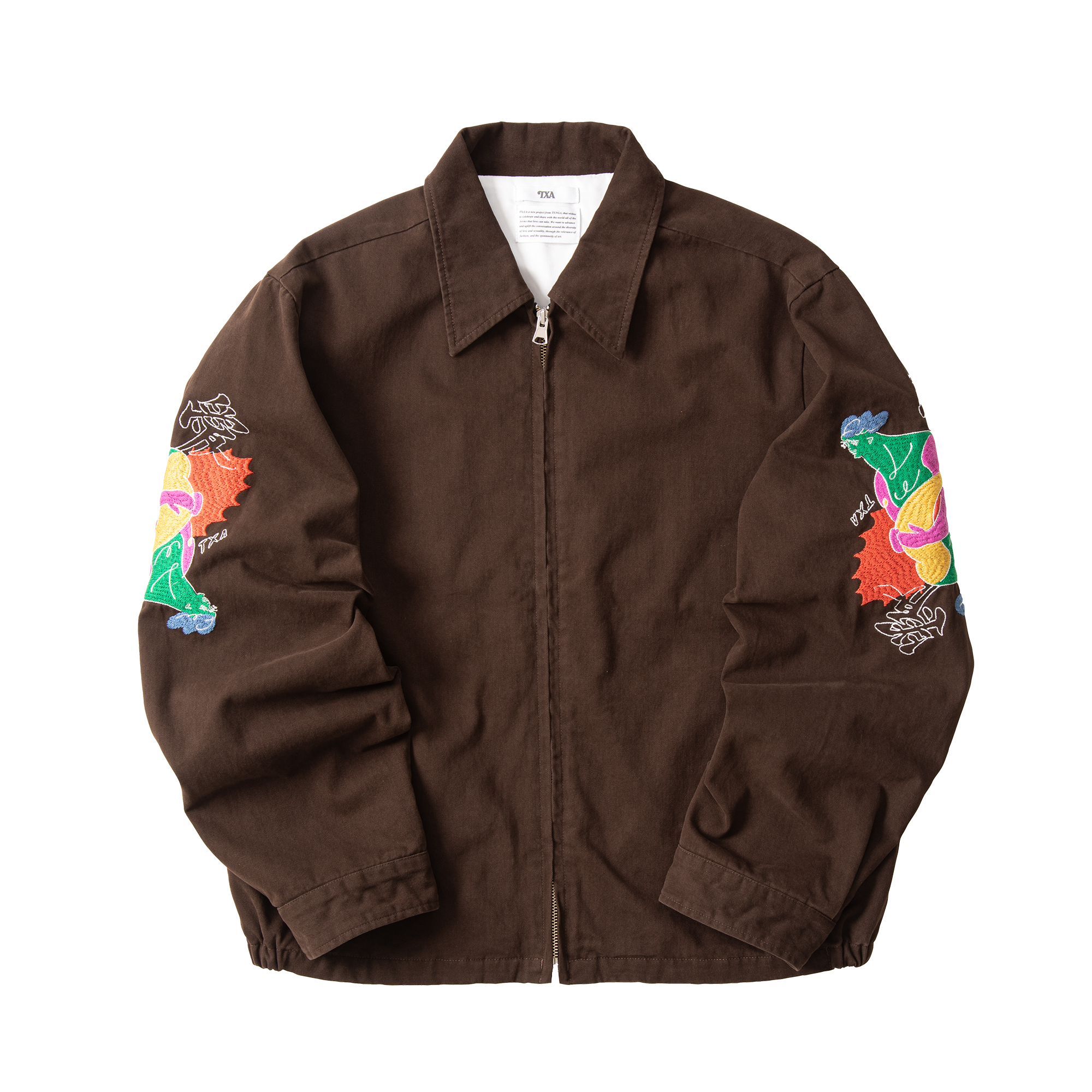 OTANIJUN Souvenir Jacket Brown 袖刺繍 サイズ: 1