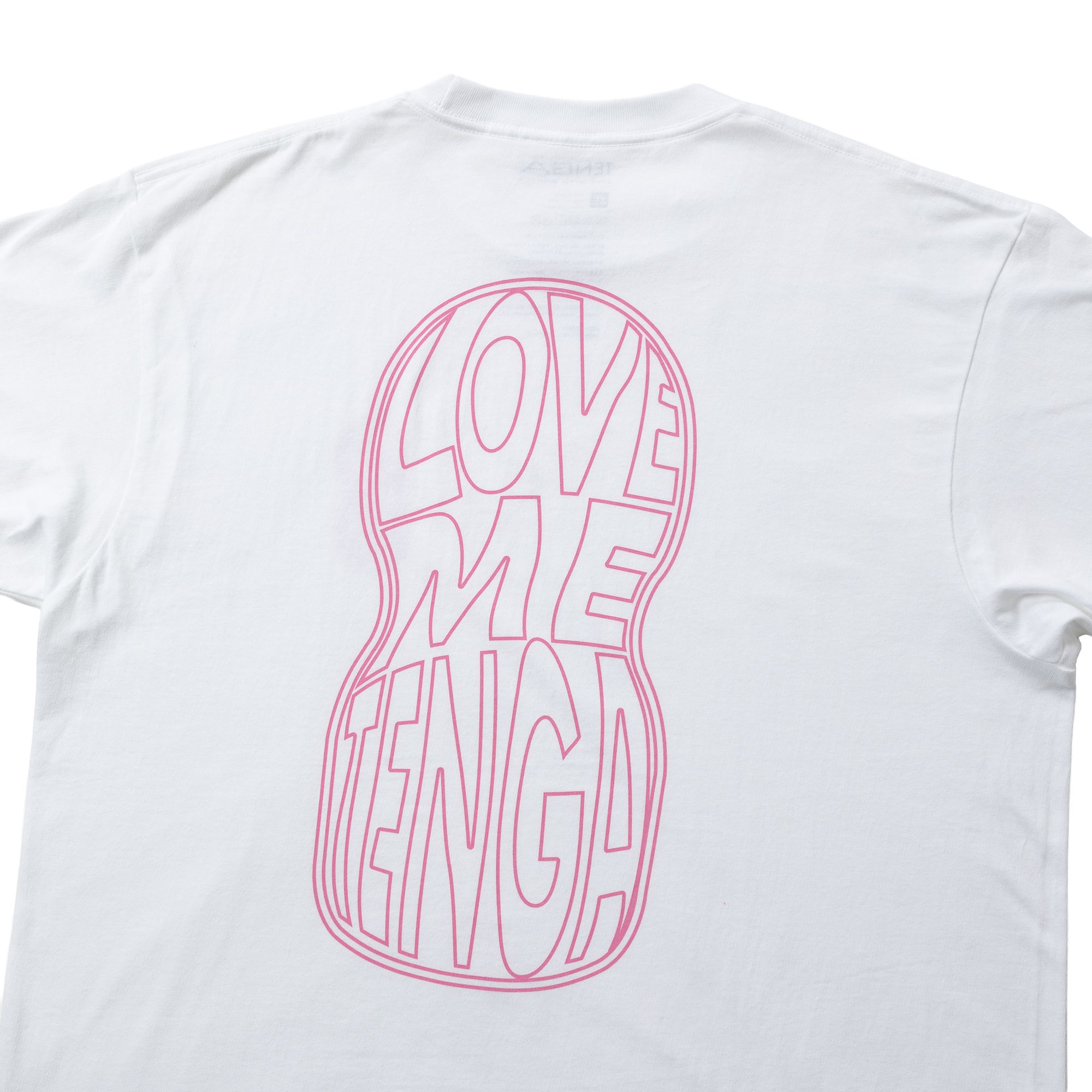 LOVE ME TENGA 変形 Tシャツ ホワイト サイズ: L