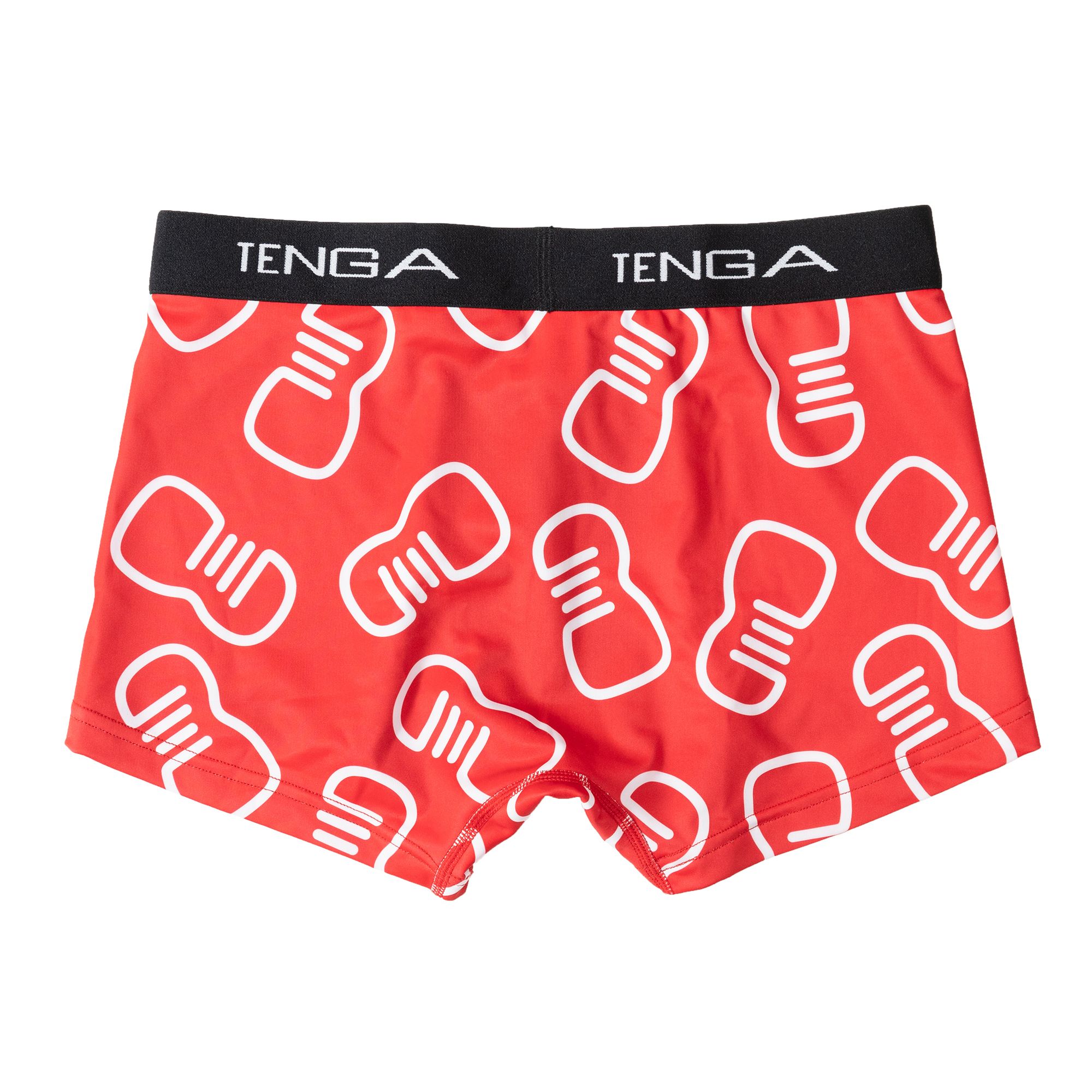 TENGA ICONIC CUP BOXER SHORTS RED サイズ: L