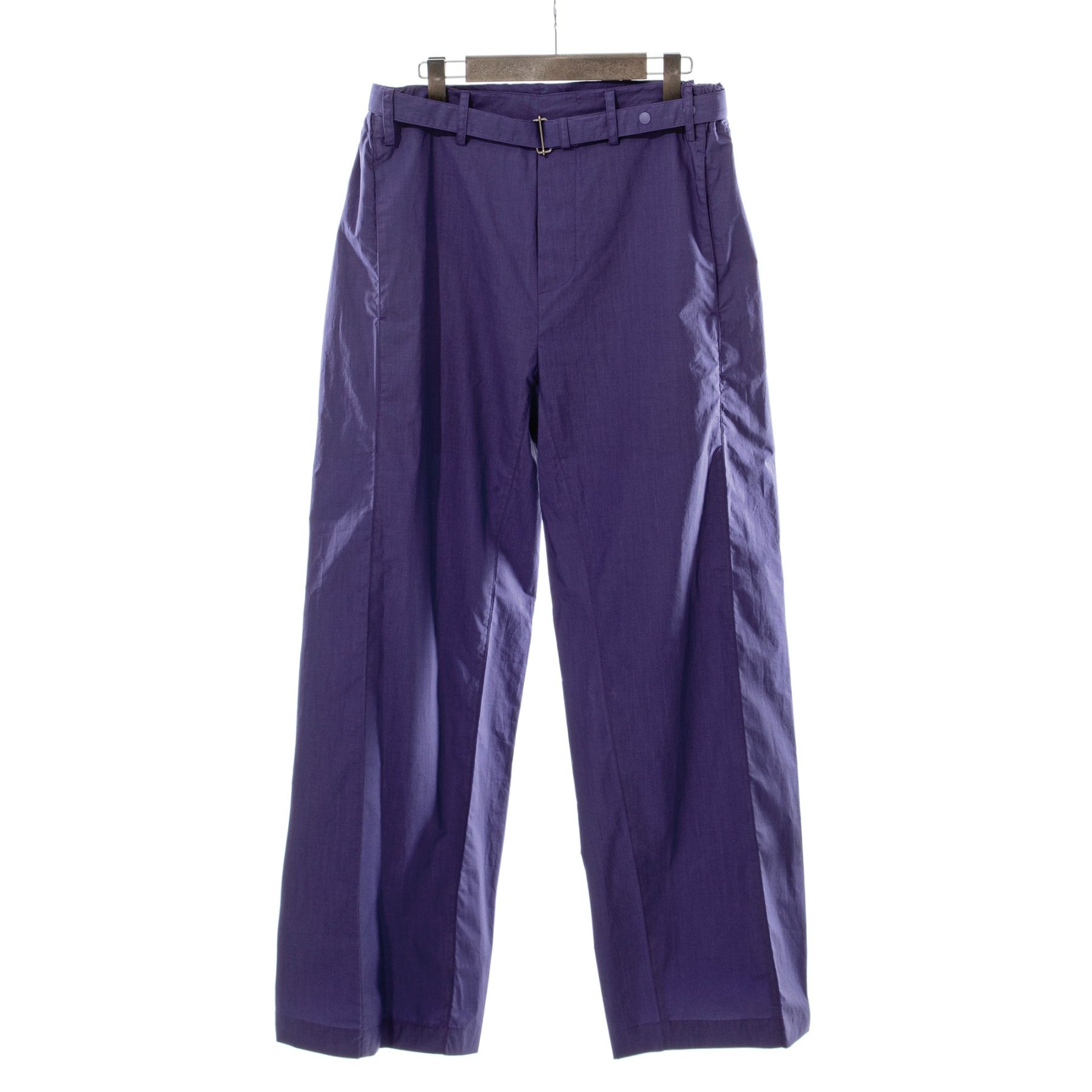 QWERTY Box-shaped Trousers Kakitsubata サイズ: 1