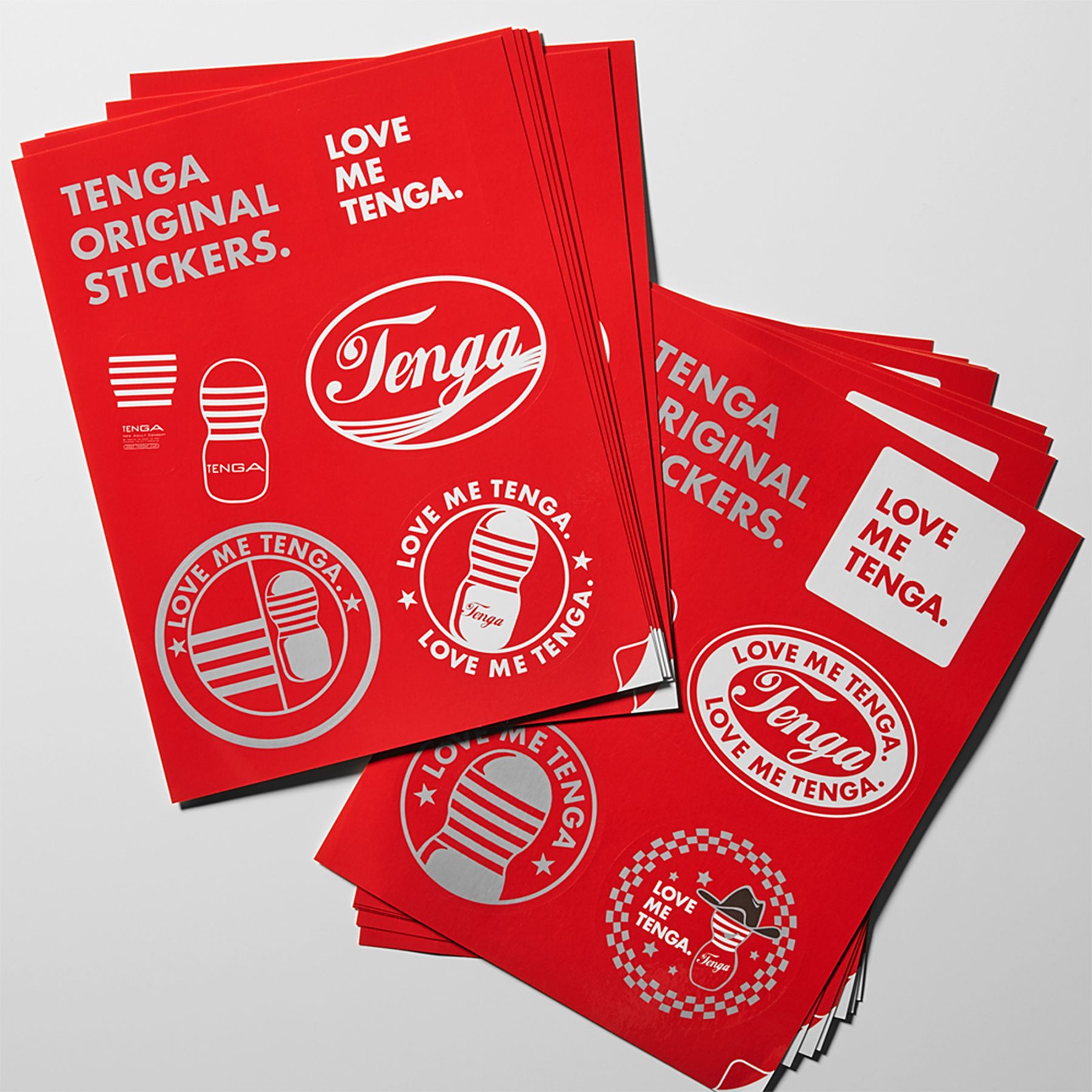 TENGA オリジナルステッカー A