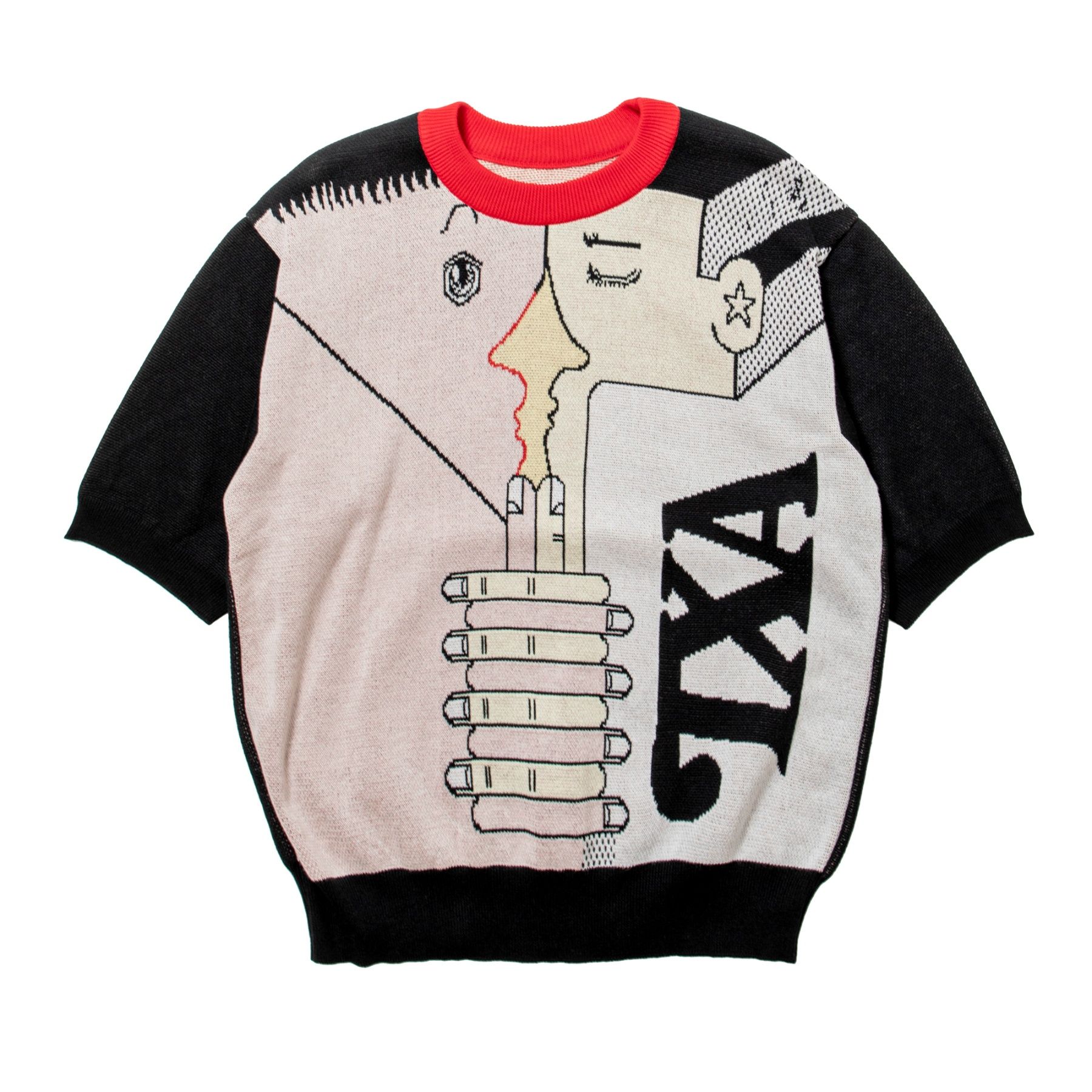 管弘志 Jacquard Cotton Sweater サイズ: 1