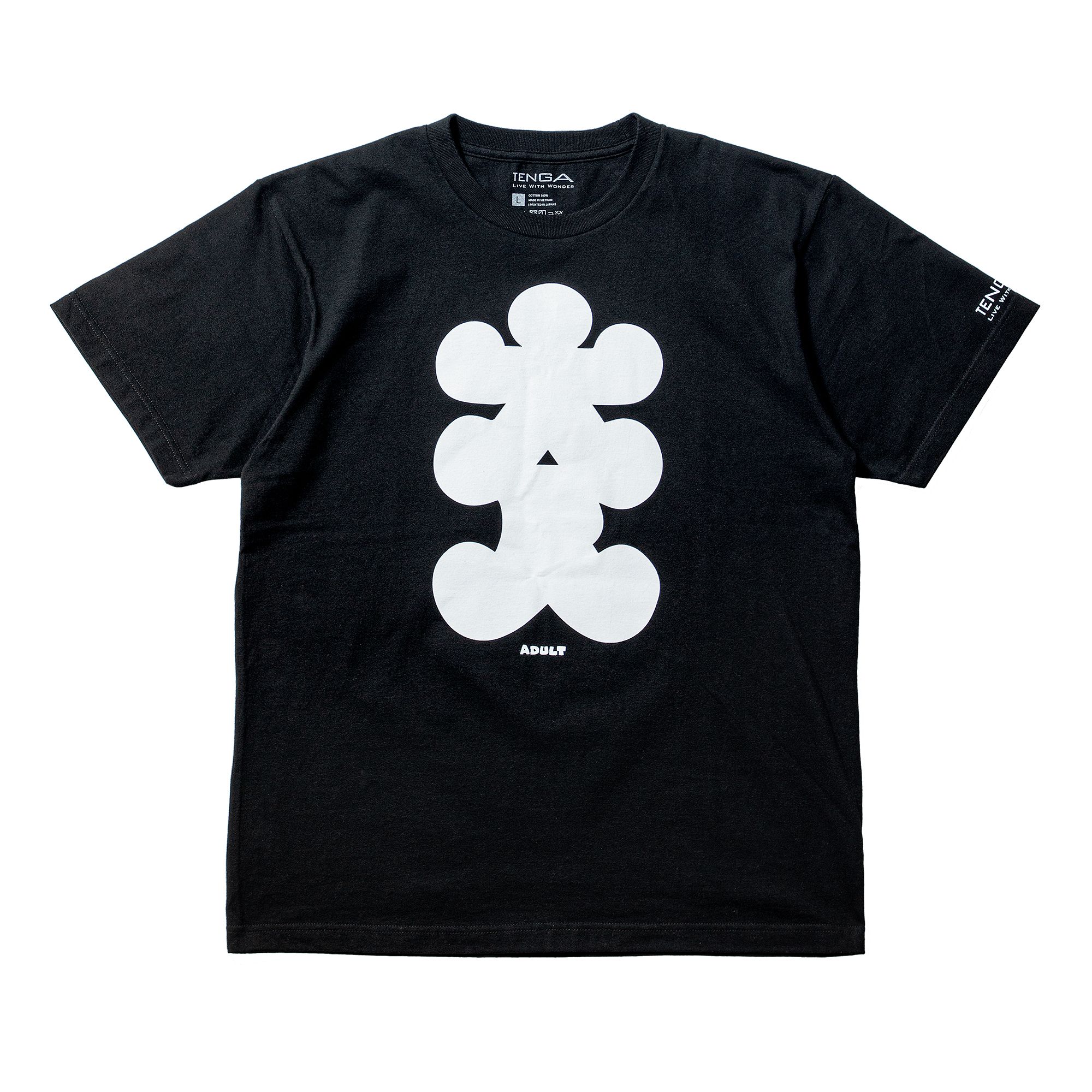 TENGA 大人Tシャツ ブラック サイズ: L