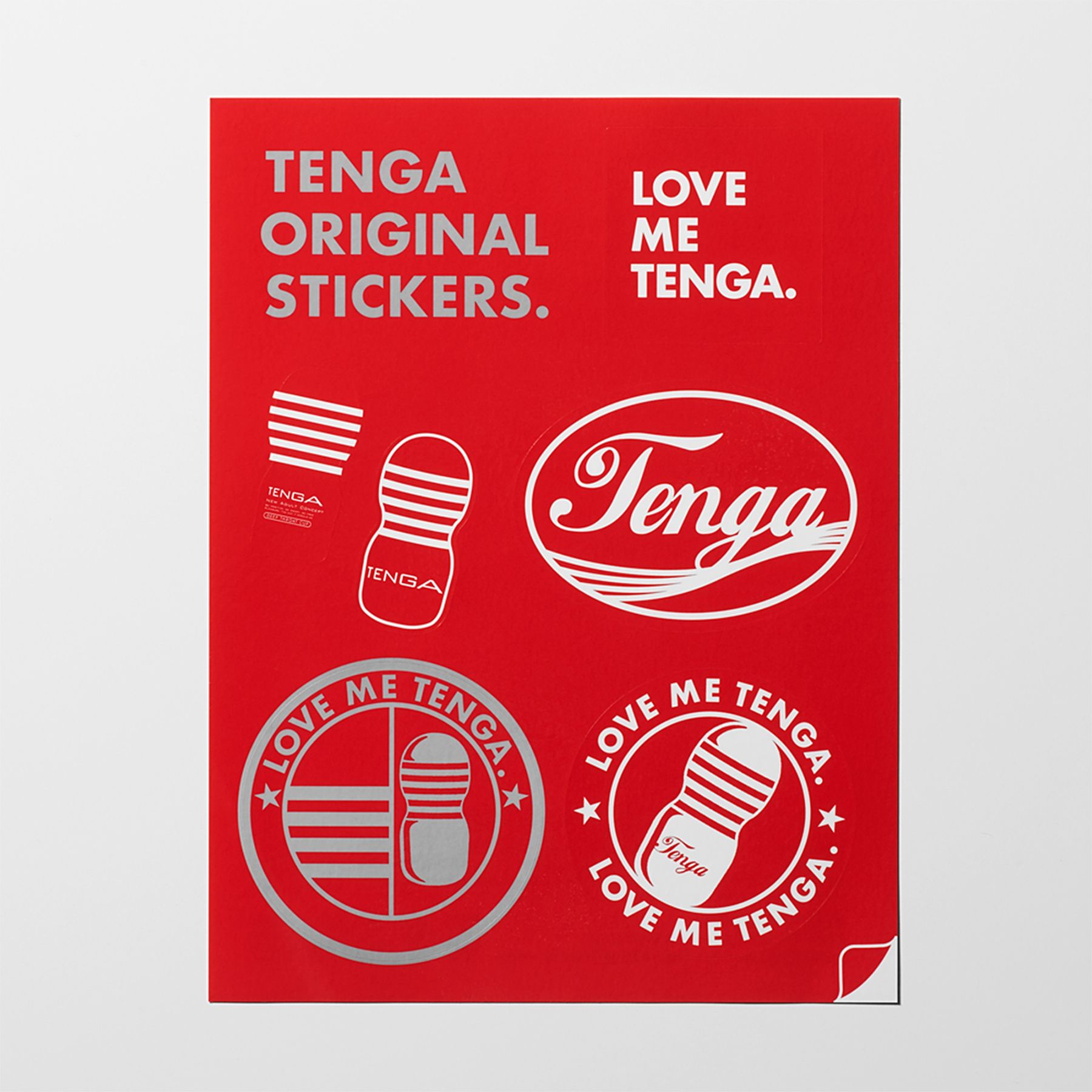 TENGA オリジナルステッカー A