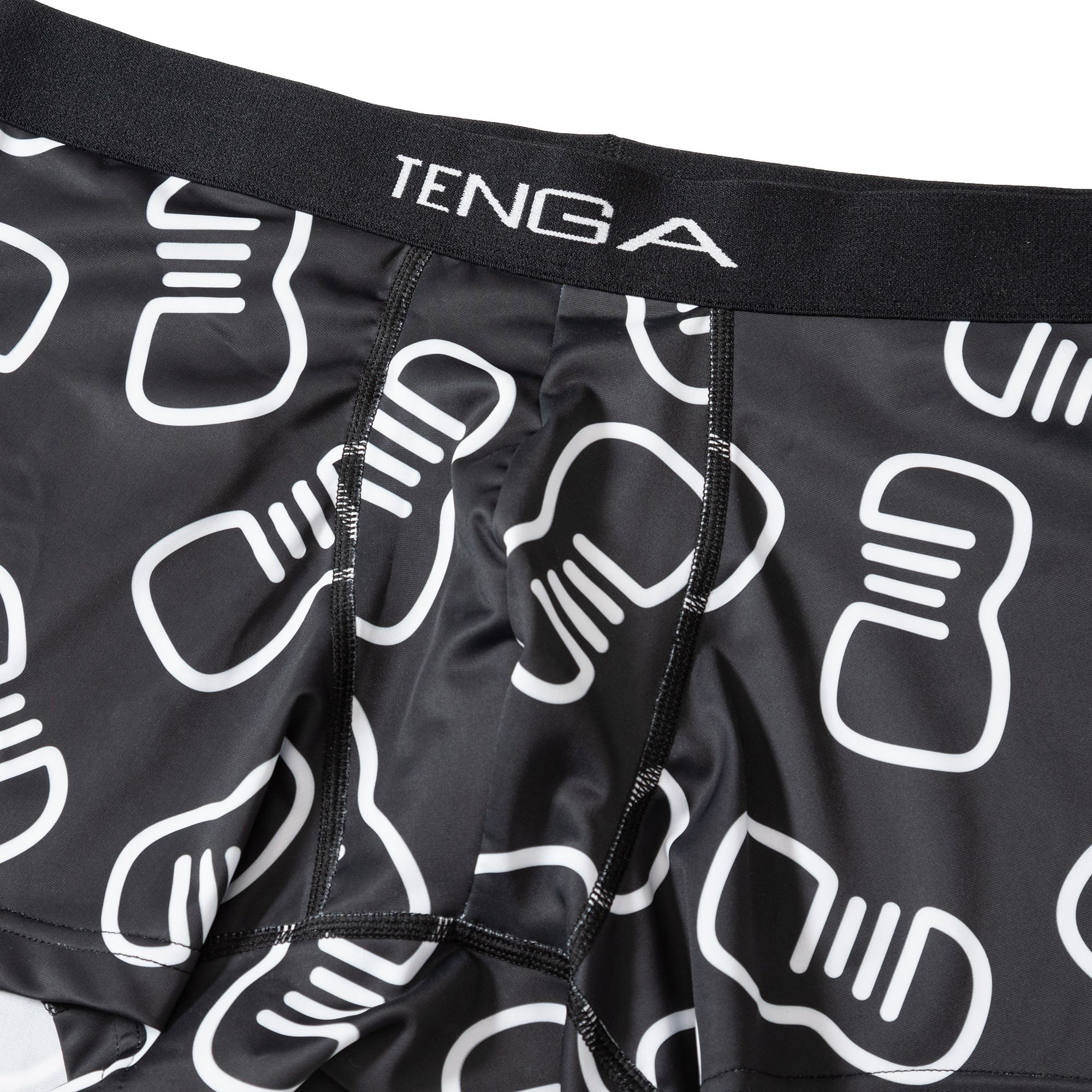 TENGA ICONIC CUP BOXER SHORTS BLACK サイズ: L