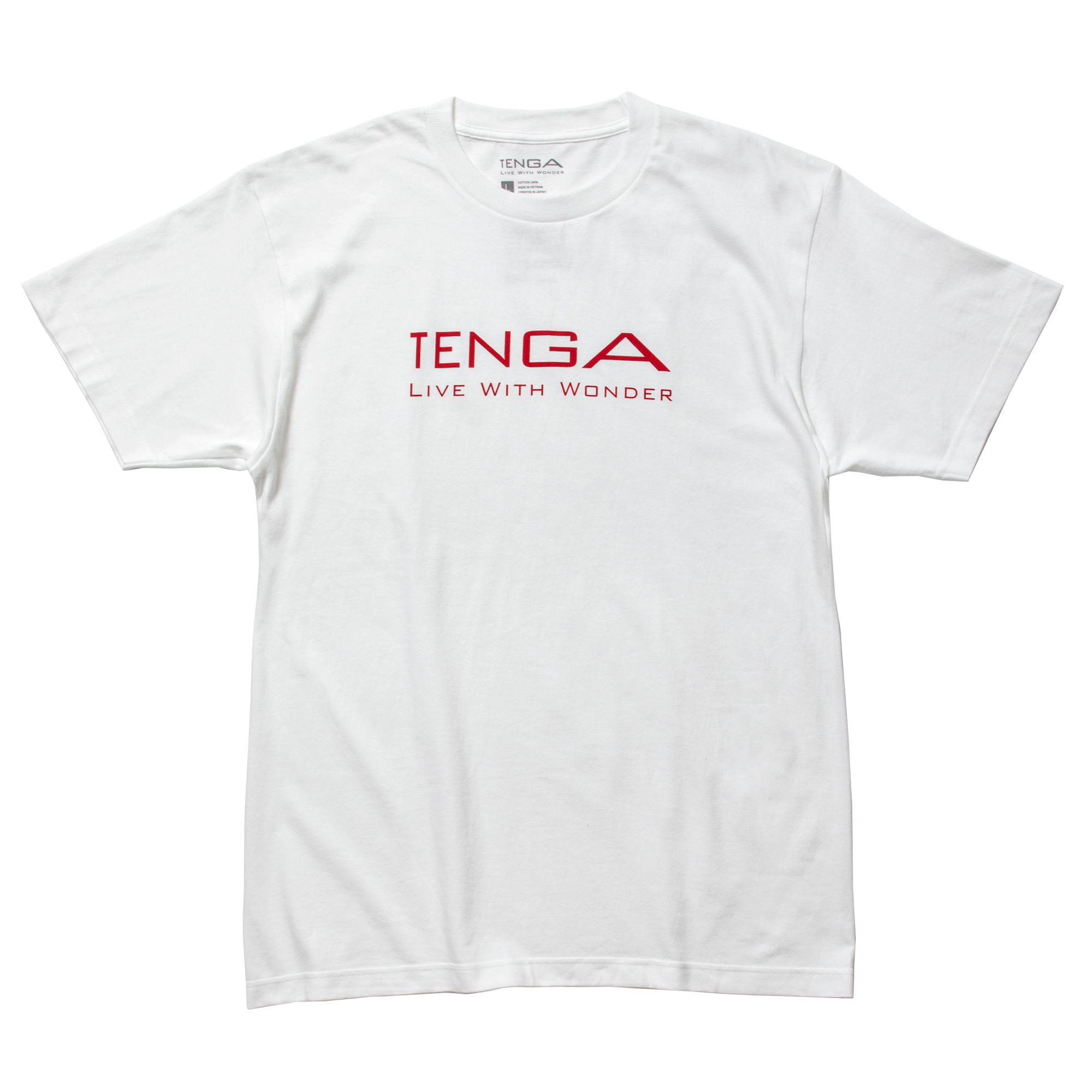 TENGA Brand Logo 半袖Tシャツ ホワイト サイズ: L