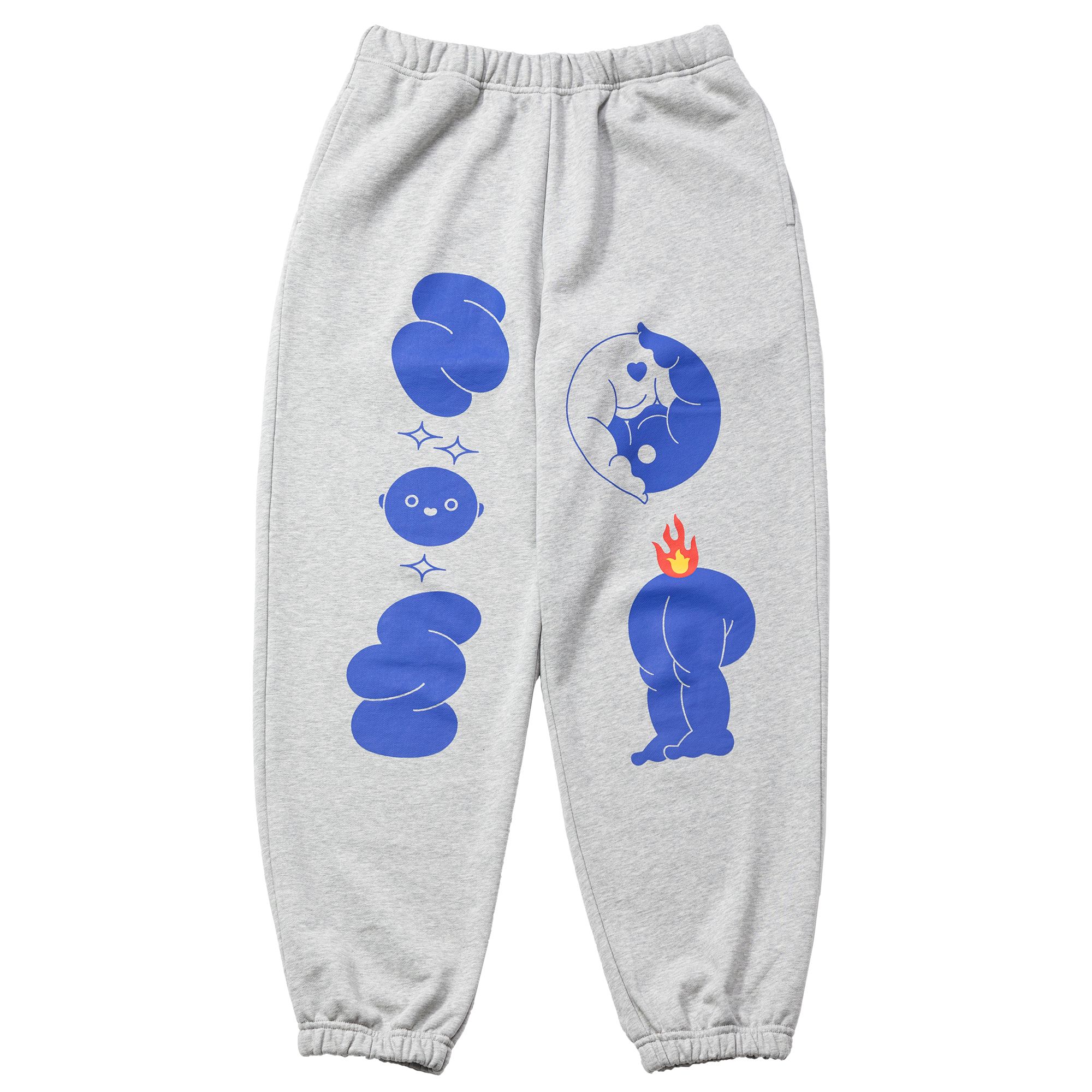 前田豆コ Sweatpants Gray サイズ: 1