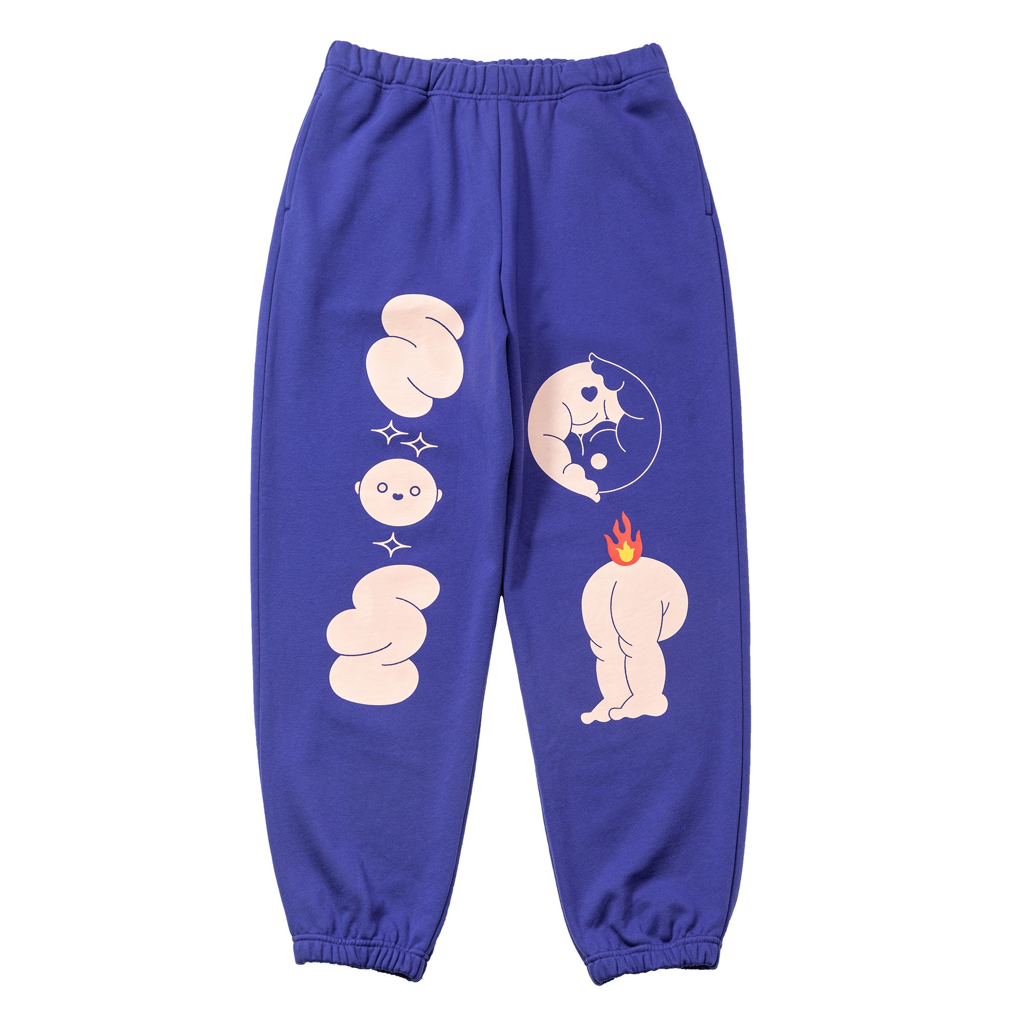 前田豆コ Sweatpants Blue サイズ: 1