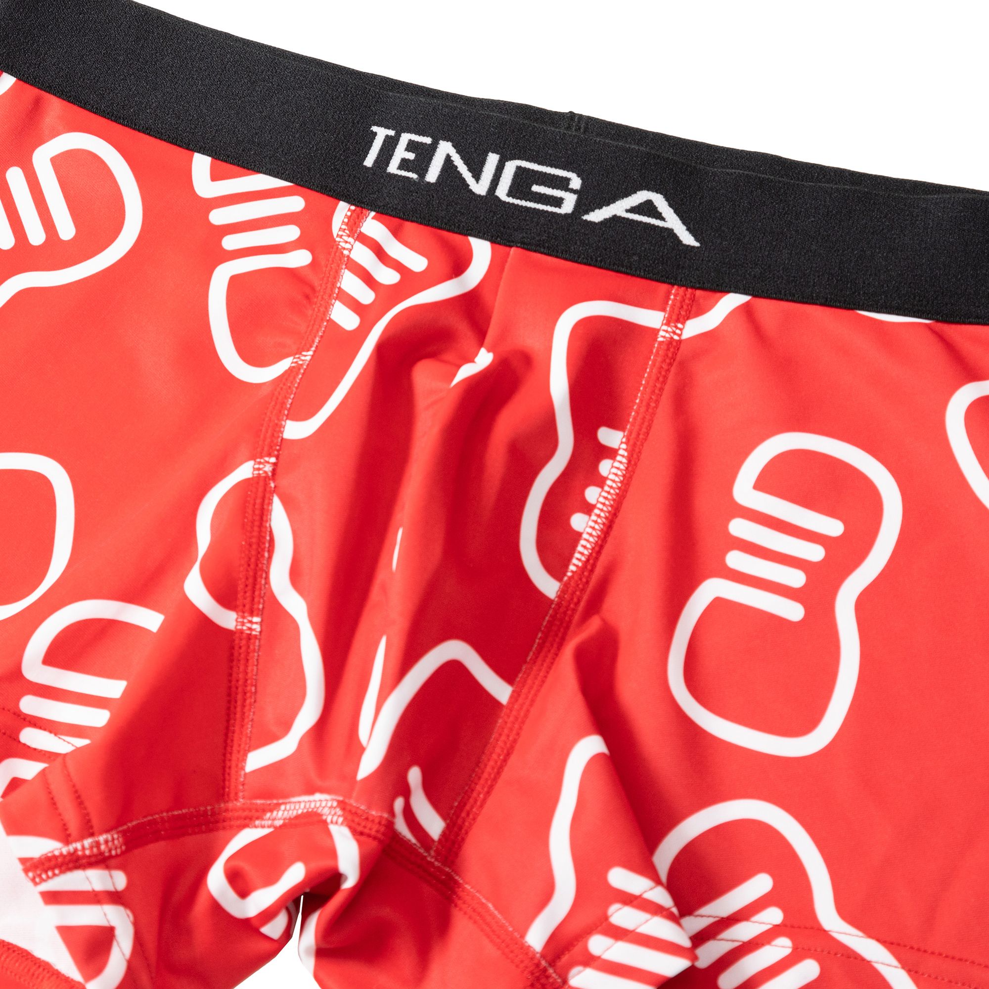 TENGA ICONIC CUP BOXER SHORTS RED サイズ: L