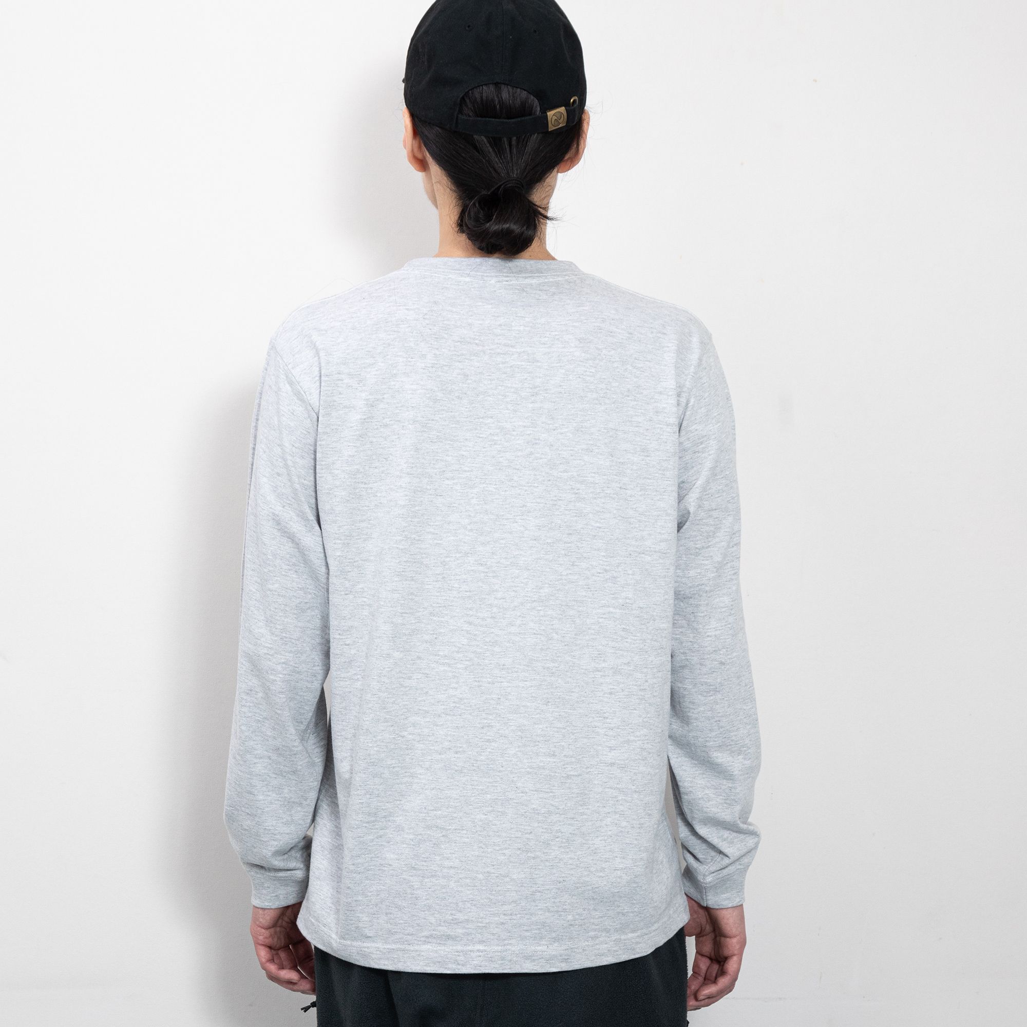 漫☆画太郎×TENGA マルチカラードクミ 長袖Tシャツ グレー サイズ: L
