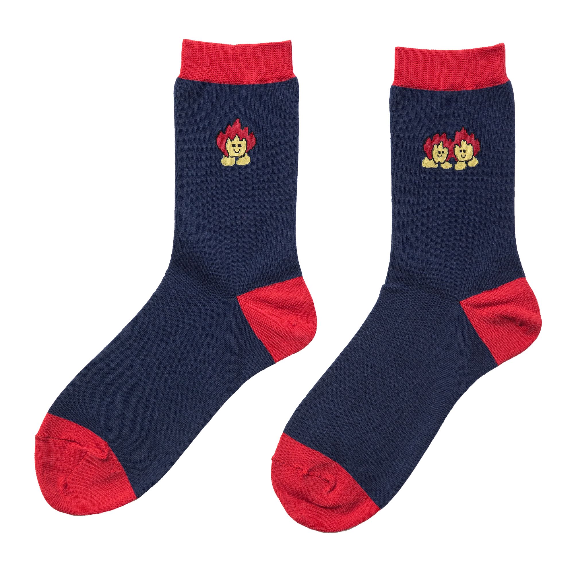 maitoparta Jacquard Socks Navy