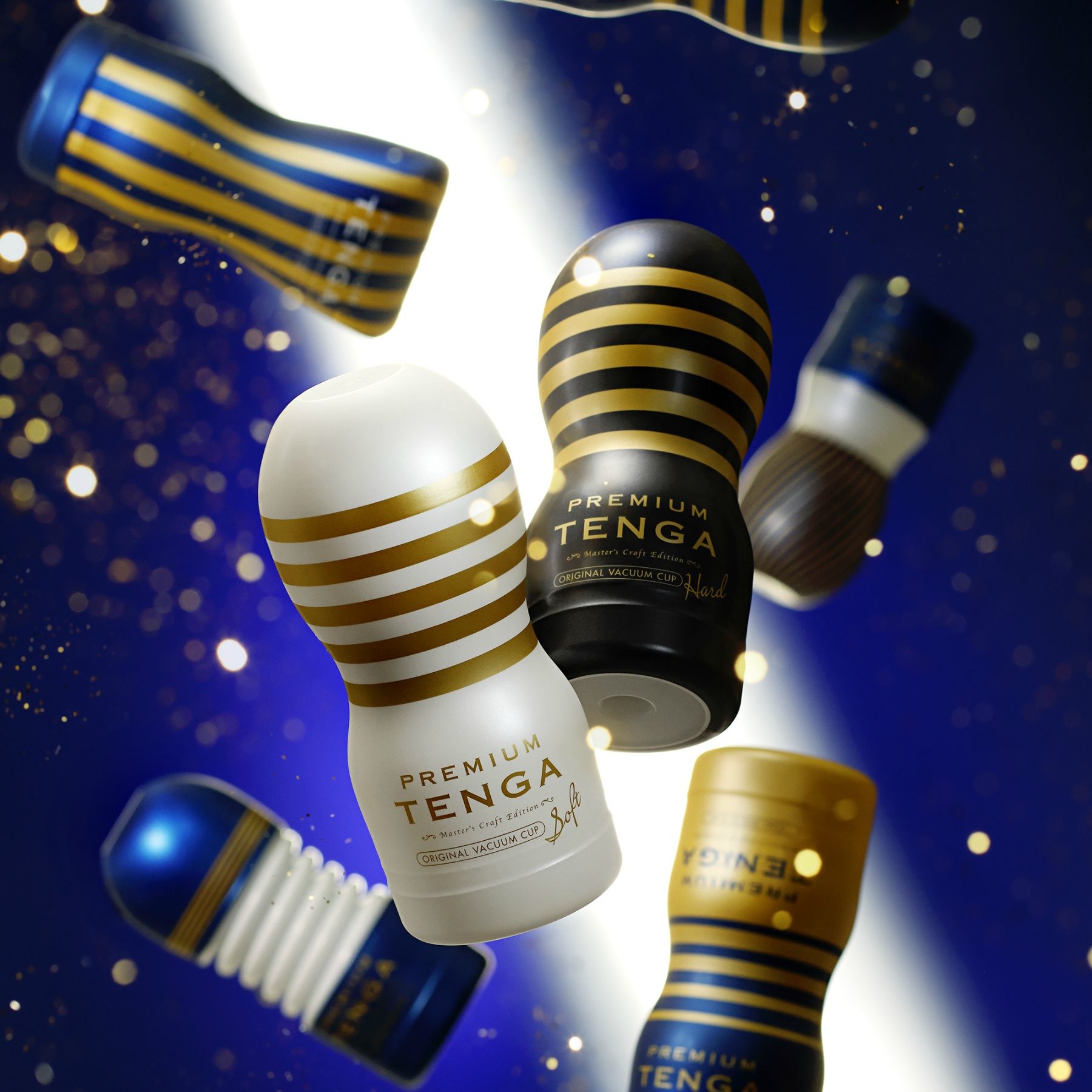 【定期20％オフ】PREMIUM TENGA オリジナルバキューム・カップ ソフト 5本セット
