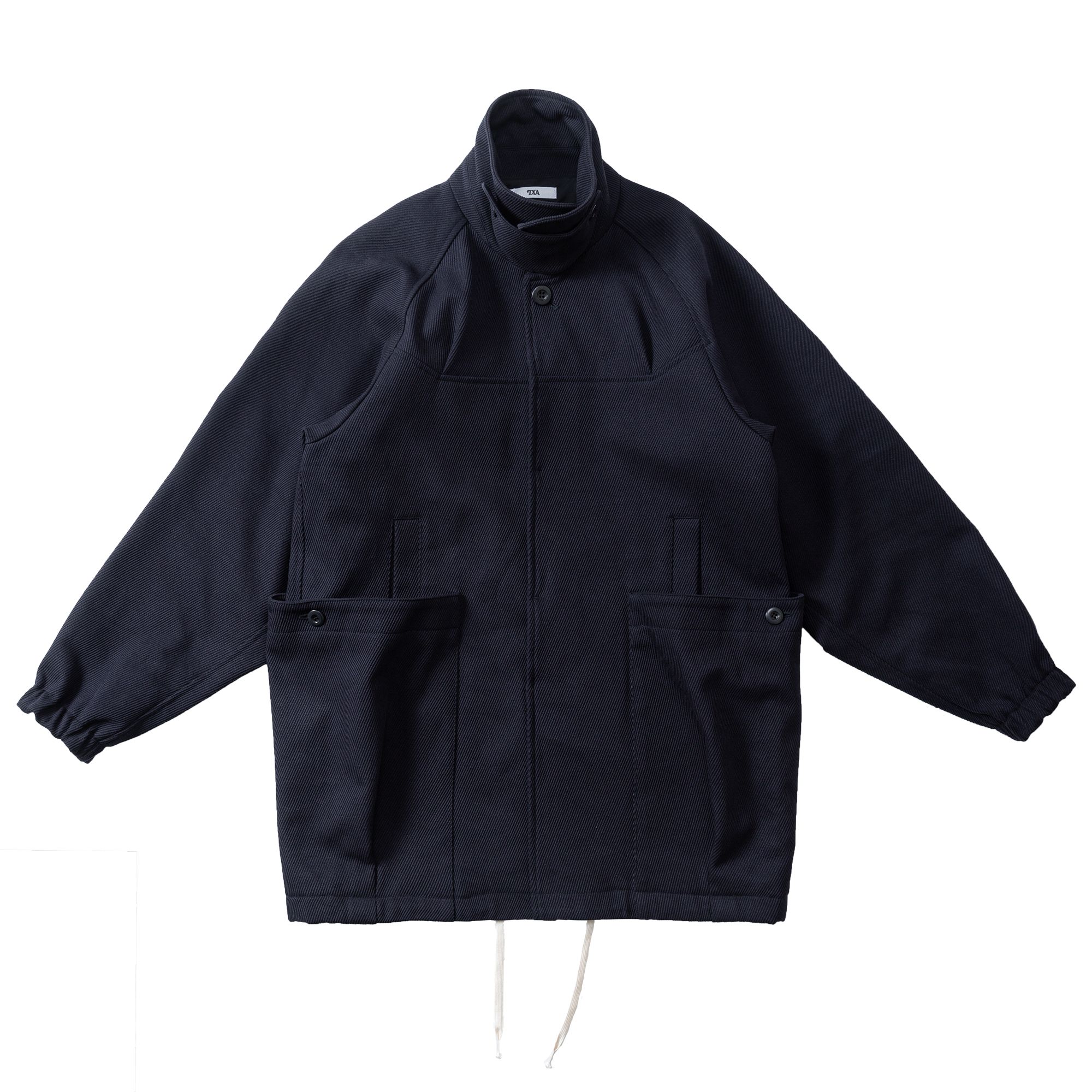 Cotton Kersey bouquet Coat Navy サイズ: 1