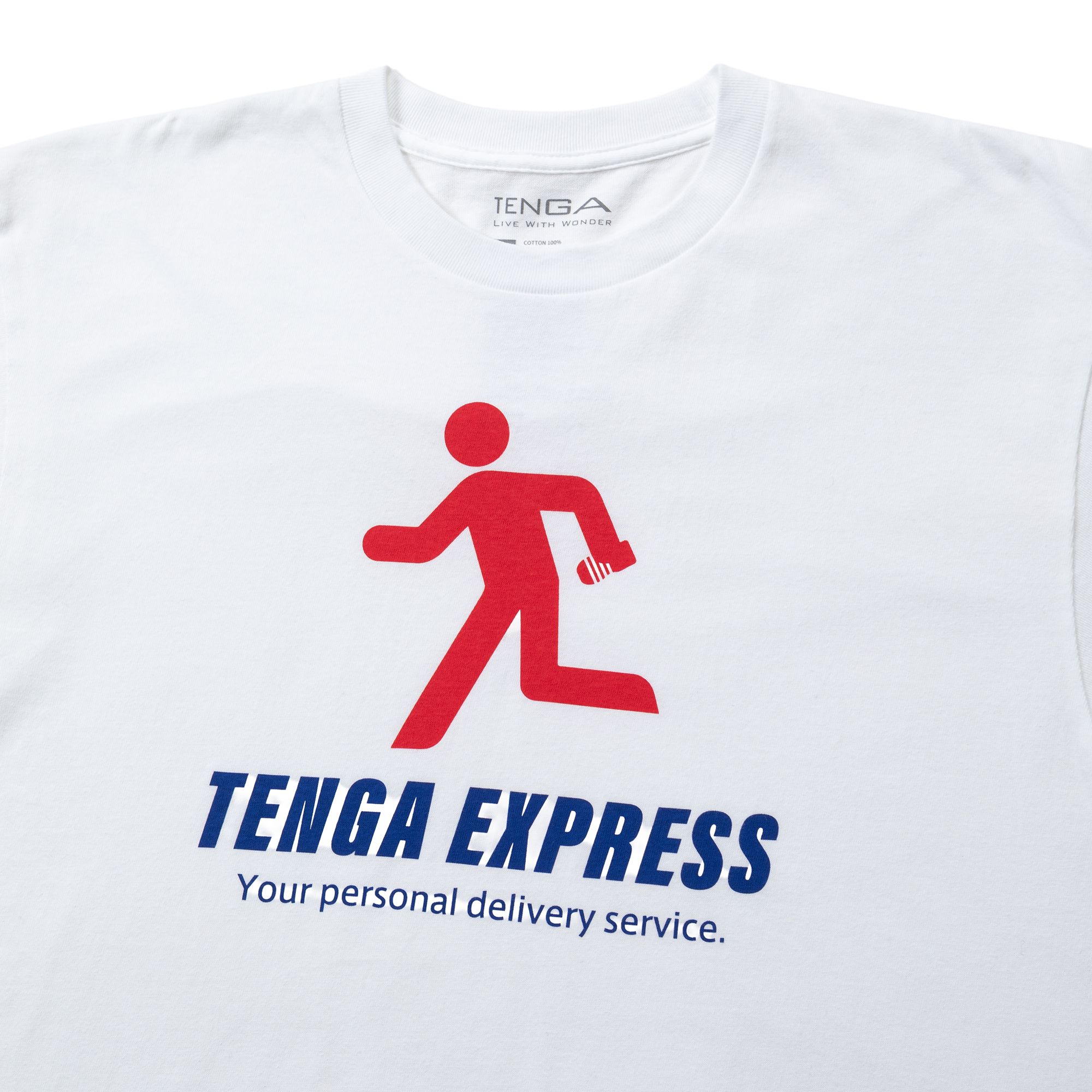 TENGA EXPRESS Tシャツ ホワイト サイズ: L
