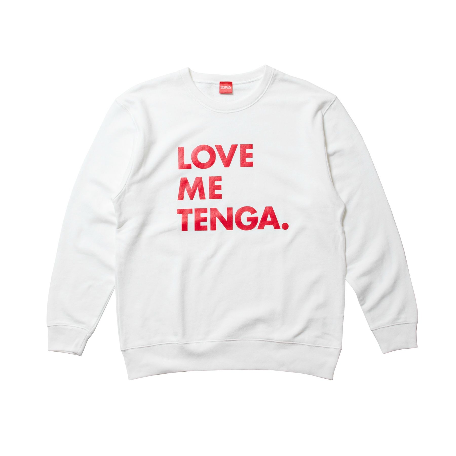LOVE ME TENGA スウェット ホワイト サイズ: L