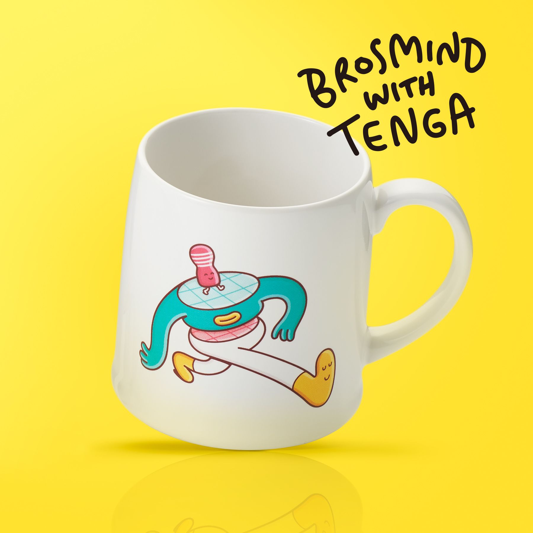 BROSMIND【EGG DOG】Mug-Cup BLUE