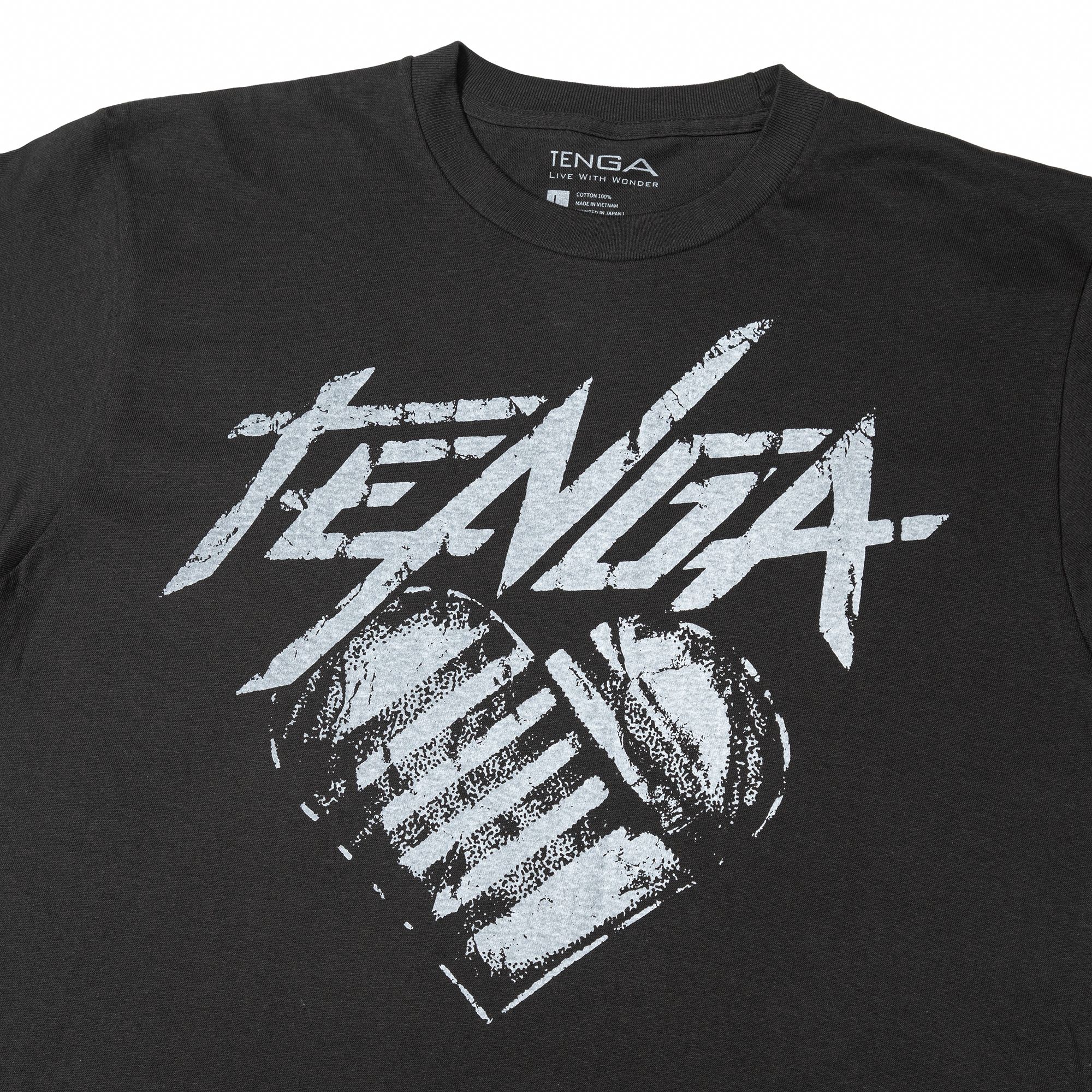 TENGA Hearts Tシャツ スミクロ サイズ: L